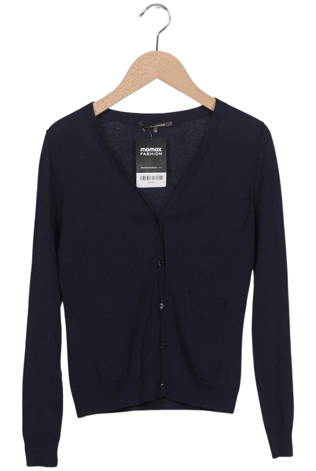 

Rene Lezard Damen Strickjacke, marineblau, Gr. 34