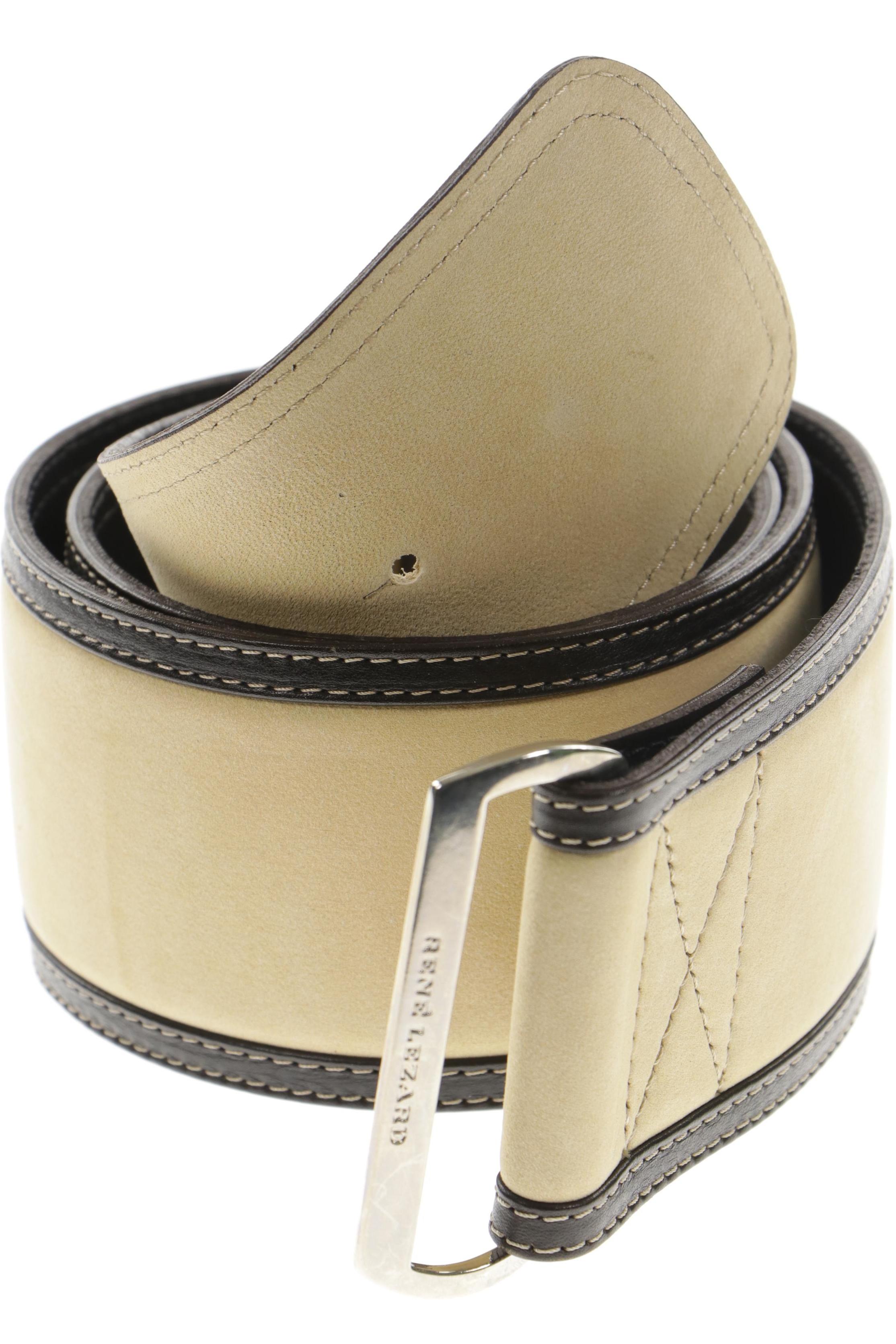 

Rene Lezard Damen Gürtel, cremeweiß, Gr. 85