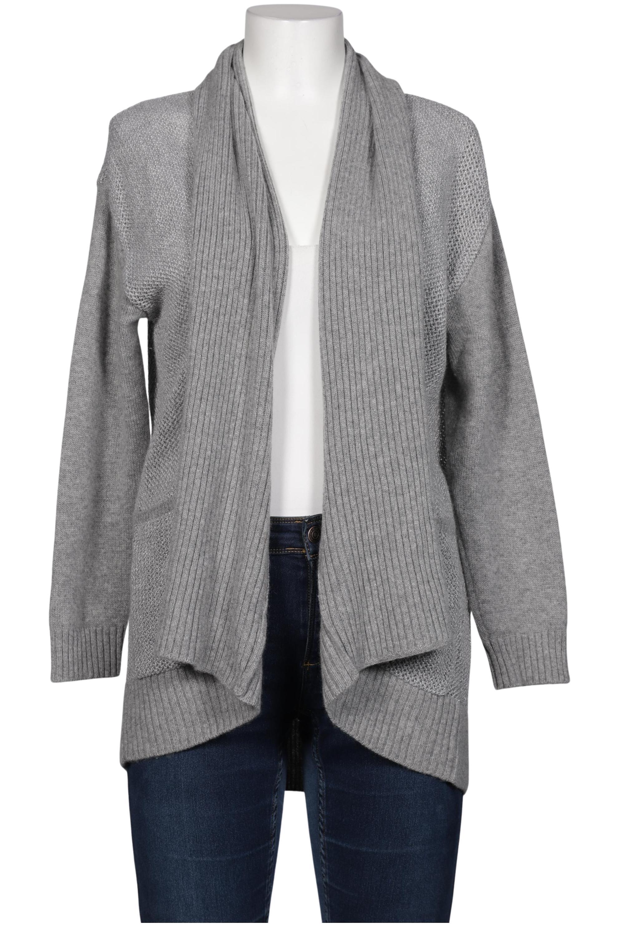 

Rene Lezard Damen Strickjacke, grau, Gr. 38