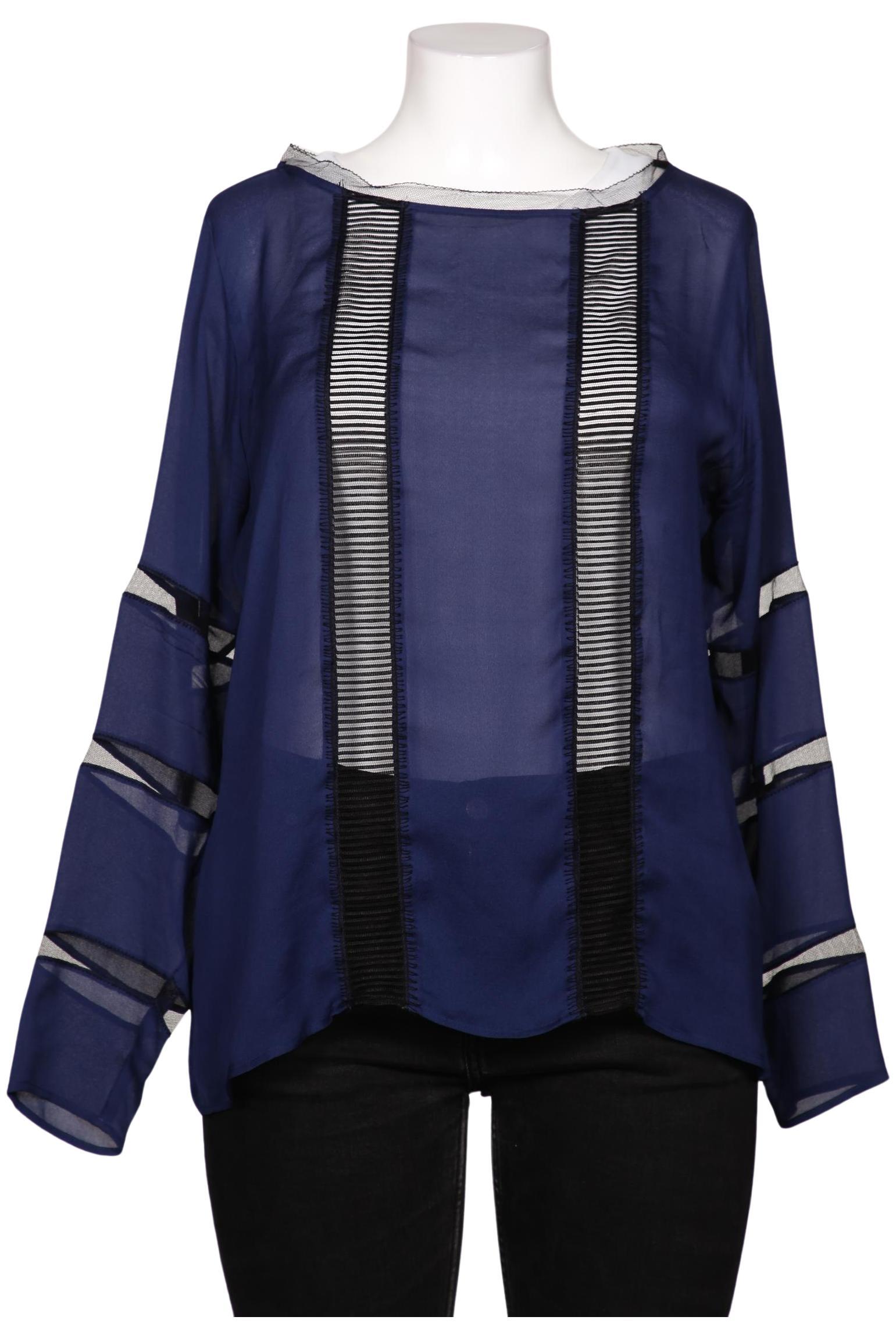 

Rene Lezard Damen Bluse, blau, Gr. 44