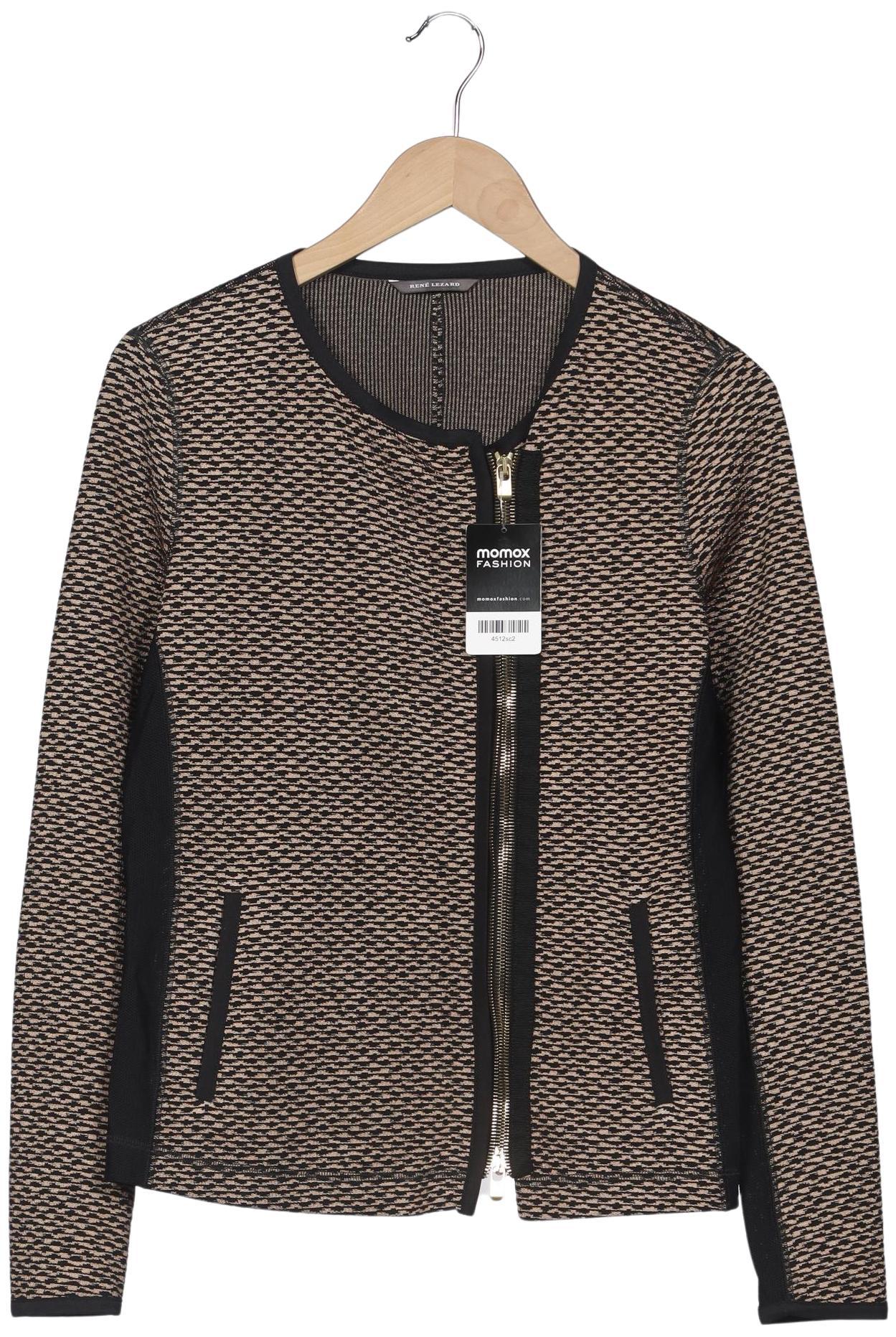 

Rene Lezard Damen Strickjacke, schwarz, Gr. 38