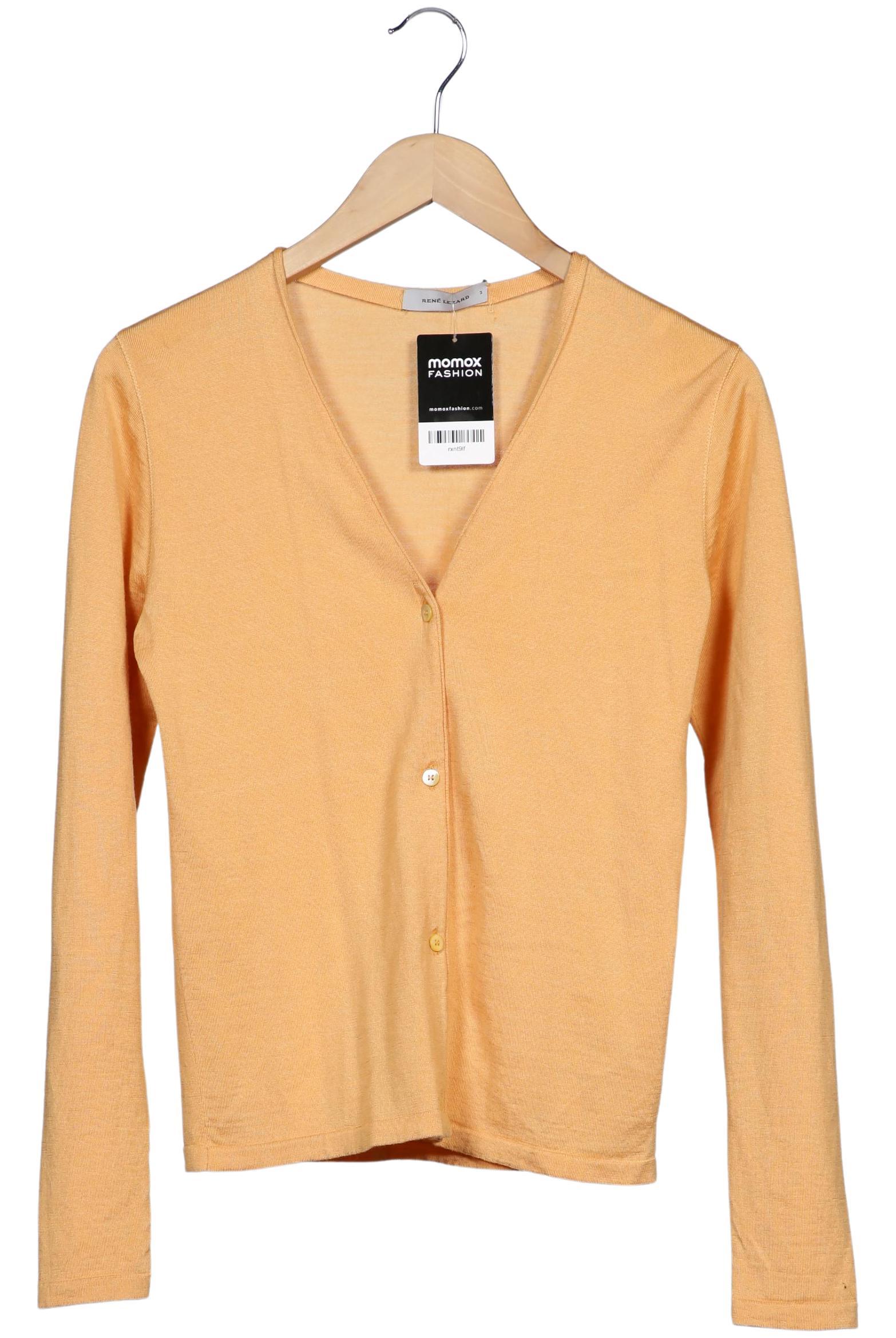 

Rene Lezard Damen Strickjacke, orange, Gr. 38