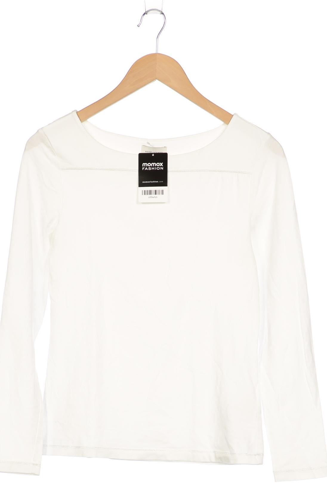 

Rene Lezard Damen Langarmshirt, weiß, Gr. 36