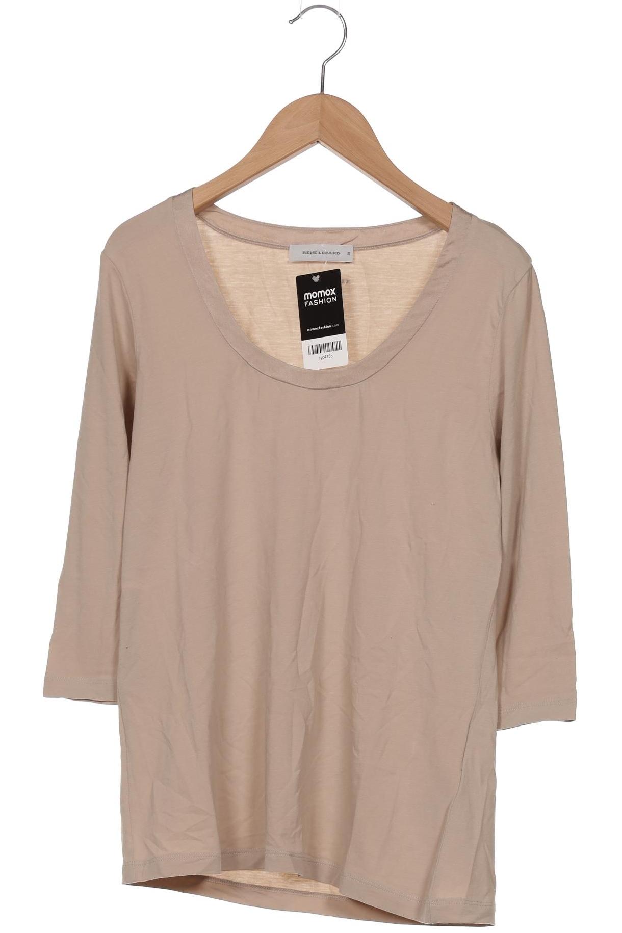 

Rene Lezard Damen Langarmshirt, beige, Gr. 38