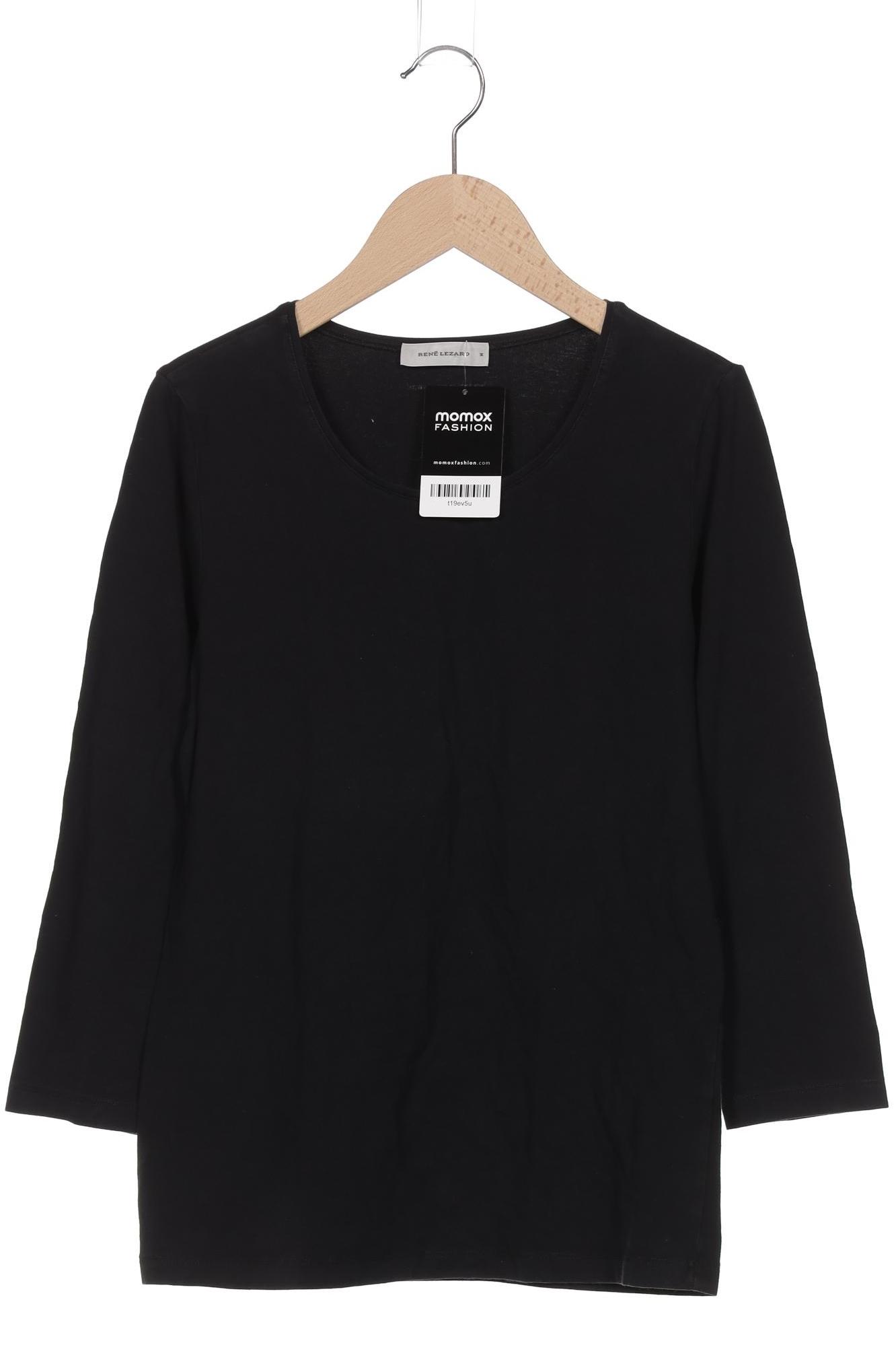 

Rene Lezard Damen Langarmshirt, schwarz, Gr. 38