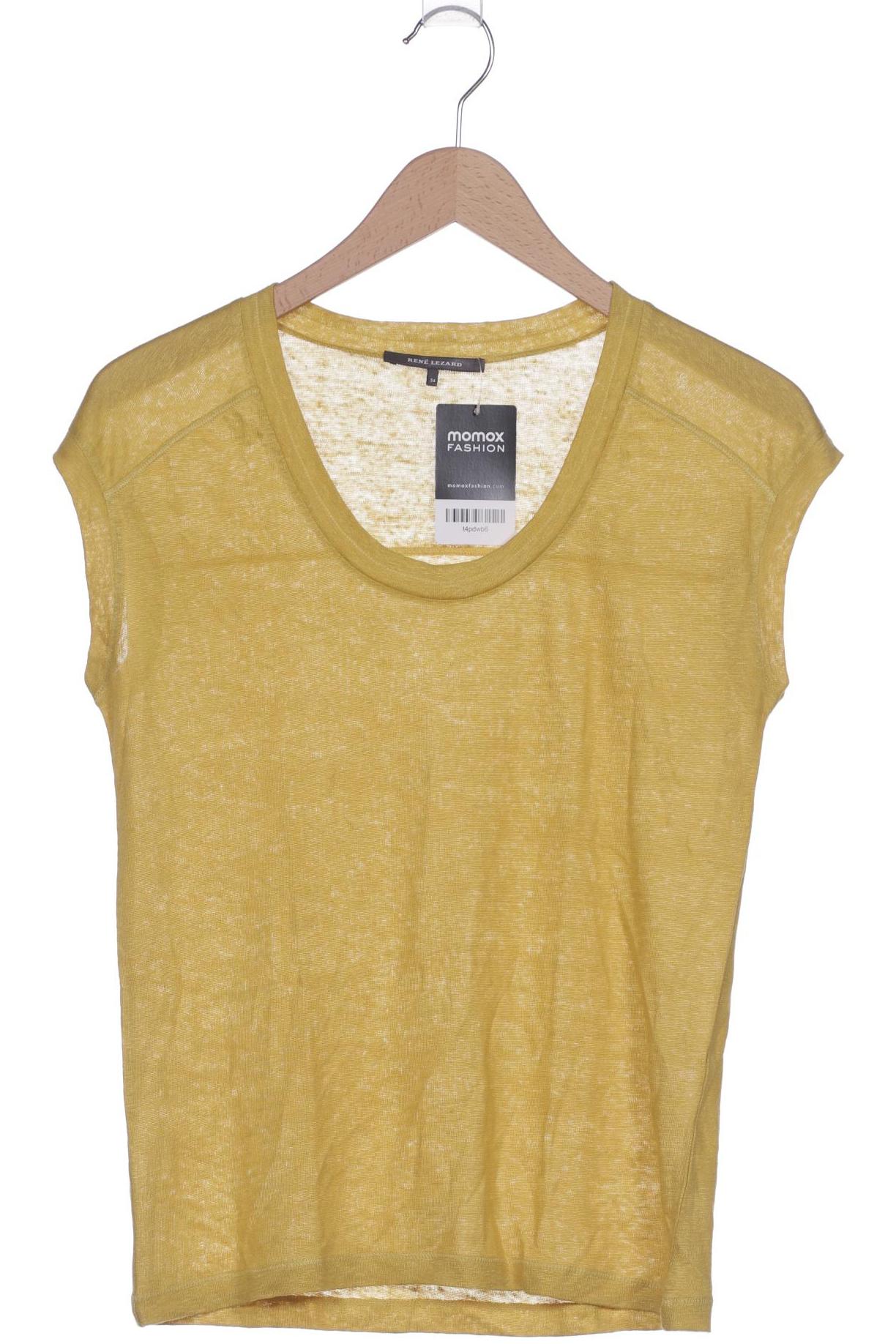 

Rene Lezard Damen T-Shirt, gelb, Gr. 34
