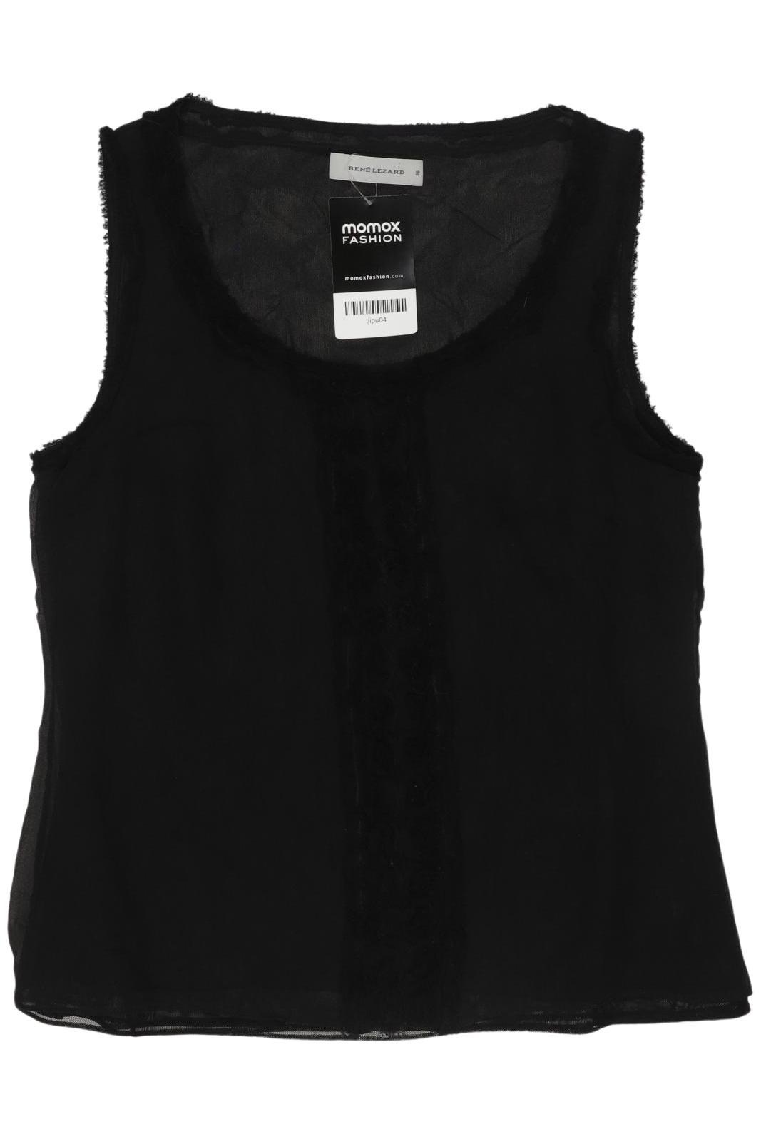 

Rene Lezard Damen Top, schwarz, Gr. 36