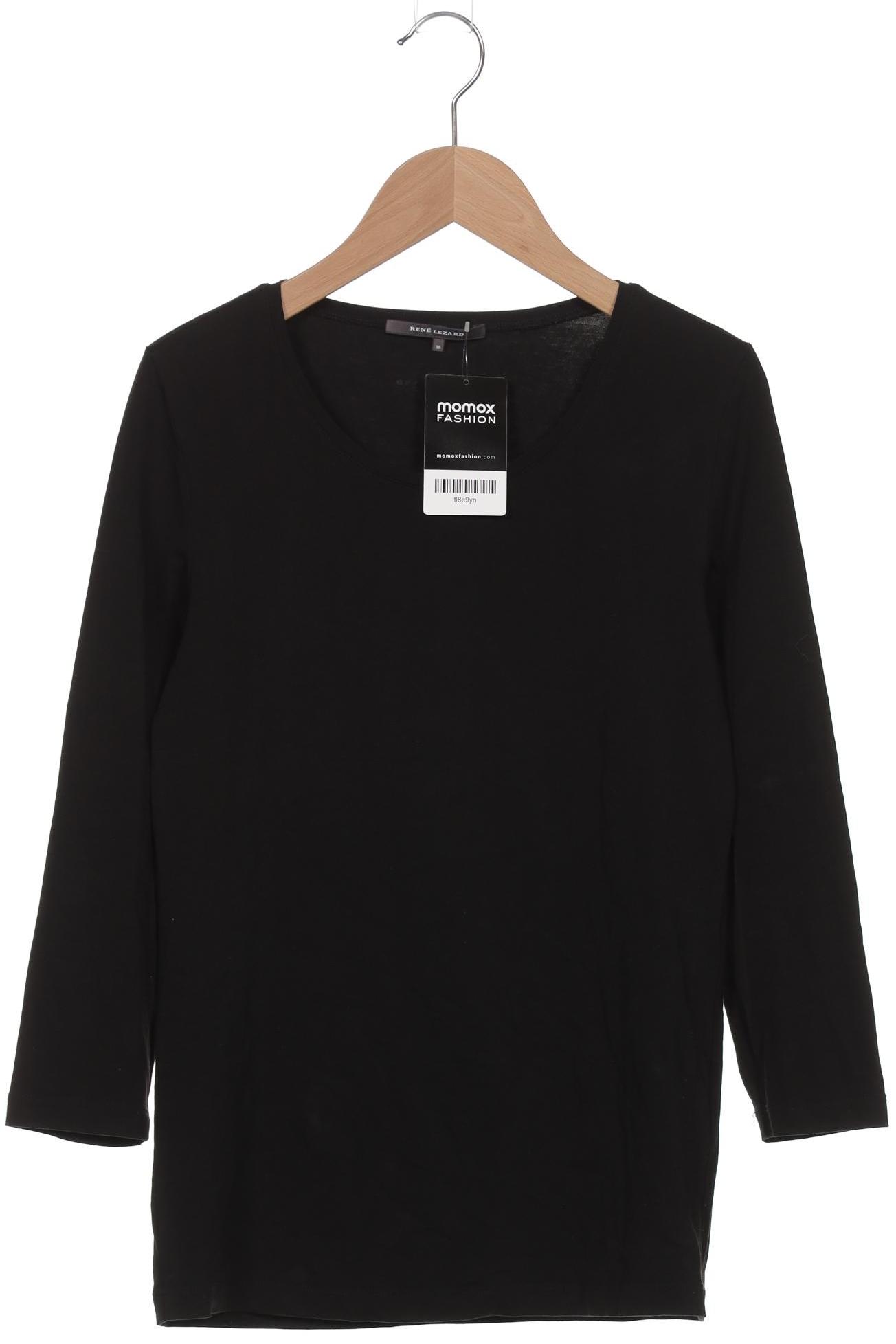 

Rene Lezard Damen Langarmshirt, schwarz, Gr. 36