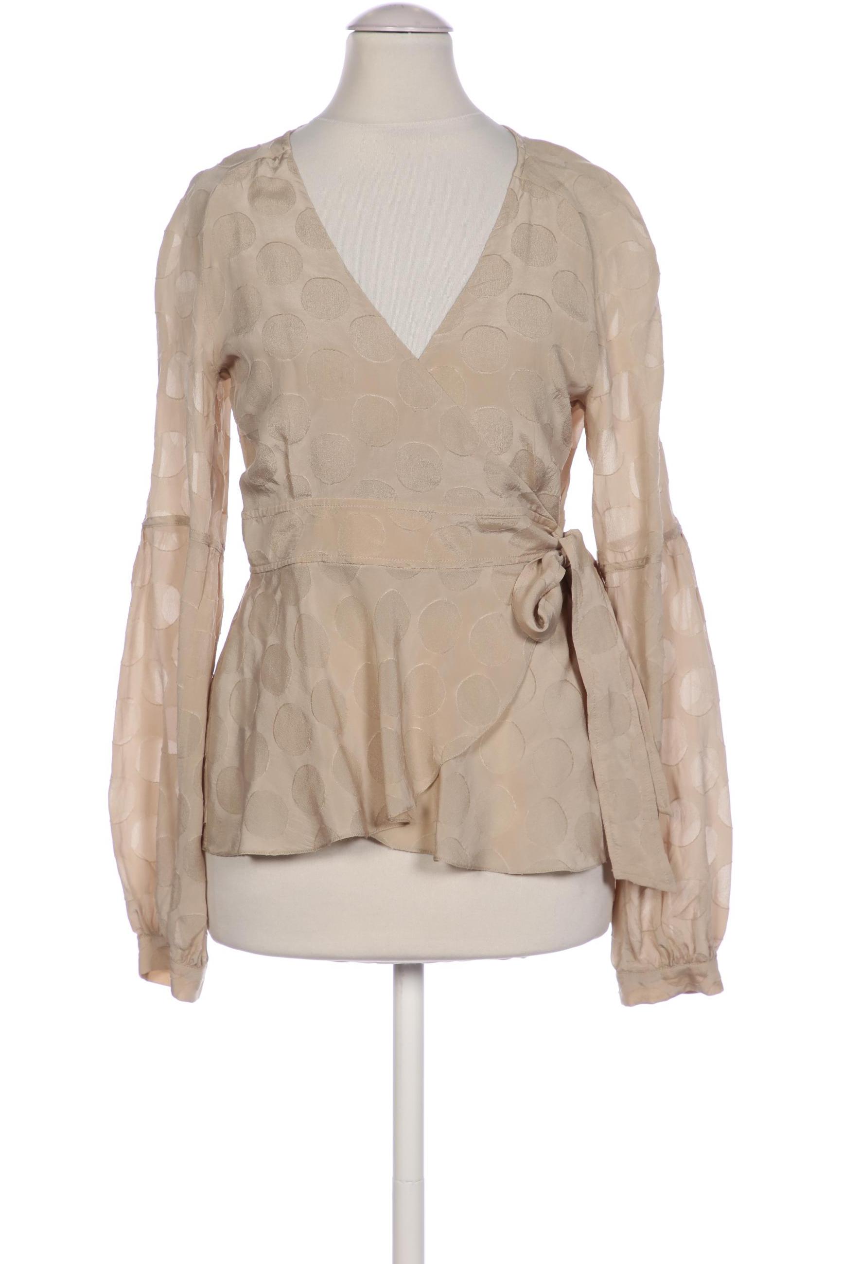 

Rene Lezard Damen Bluse, beige, Gr. 36
