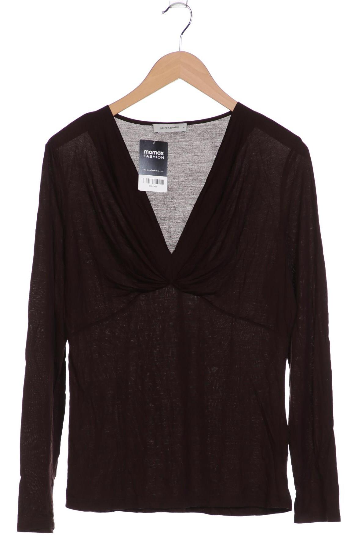 

Rene Lezard Damen Langarmshirt, braun, Gr. 44