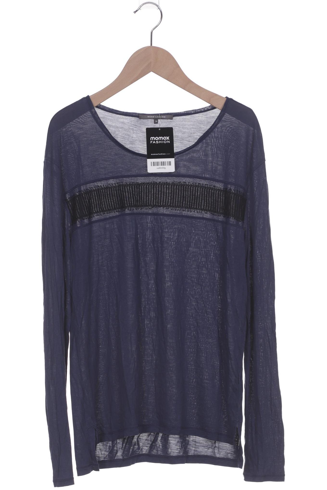 

Rene Lezard Damen Langarmshirt, marineblau, Gr. 38