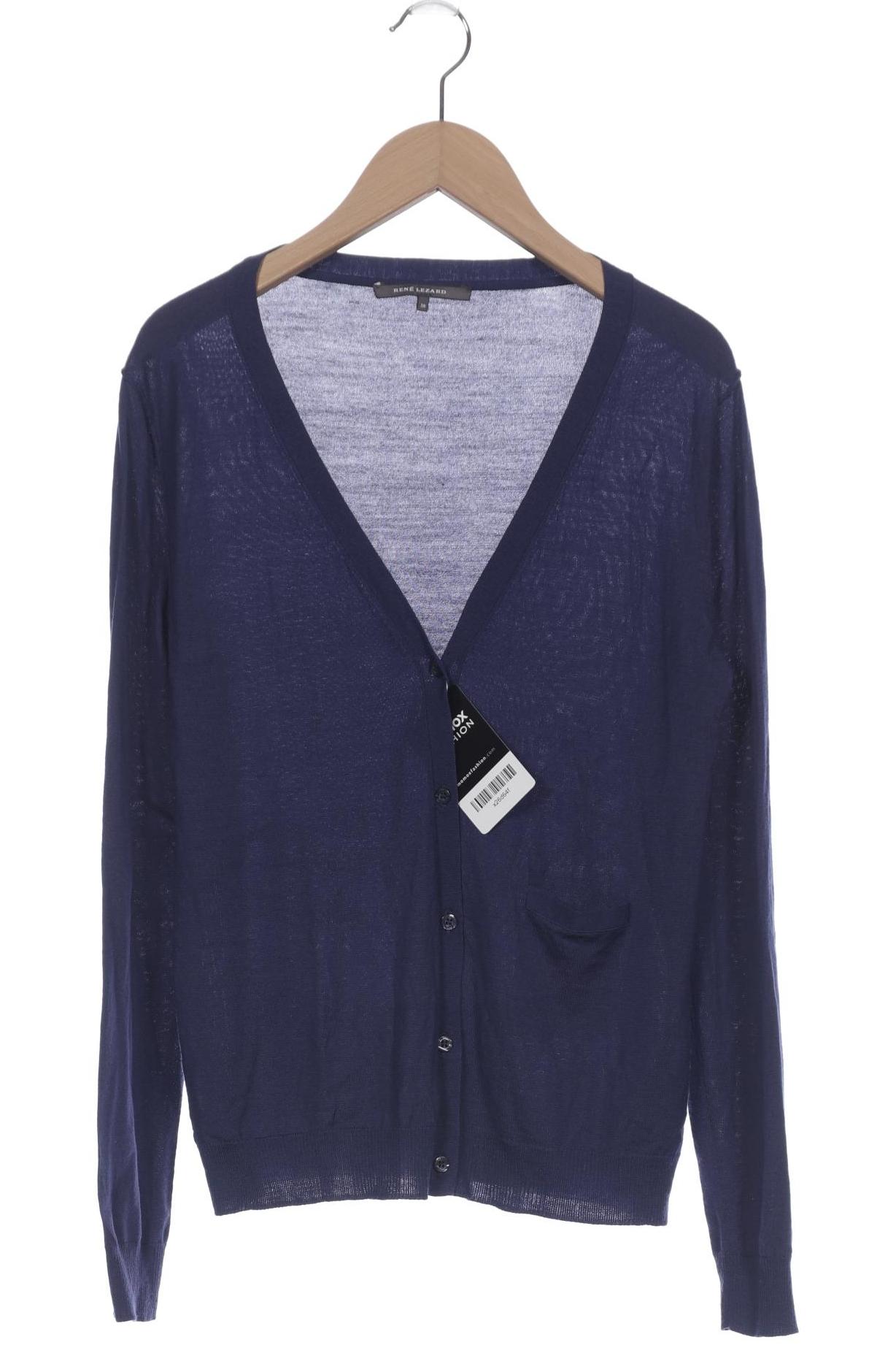 

Rene Lezard Damen Strickjacke, marineblau, Gr. 38