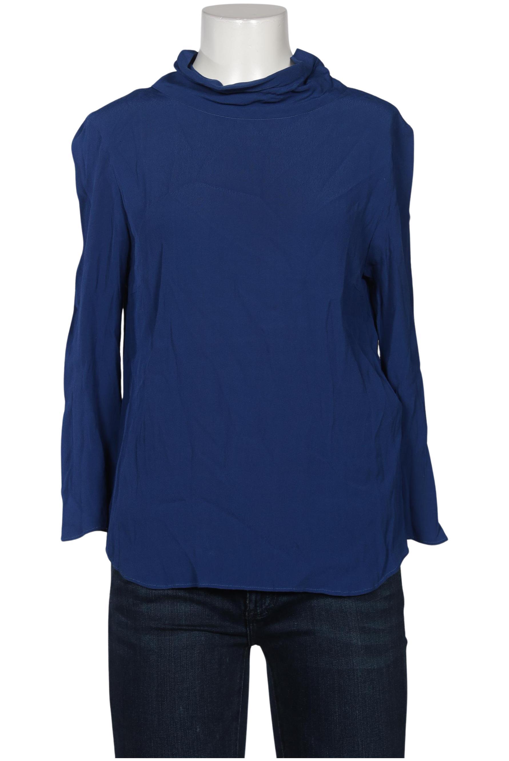 

Rene Lezard Damen Bluse, blau, Gr. 36