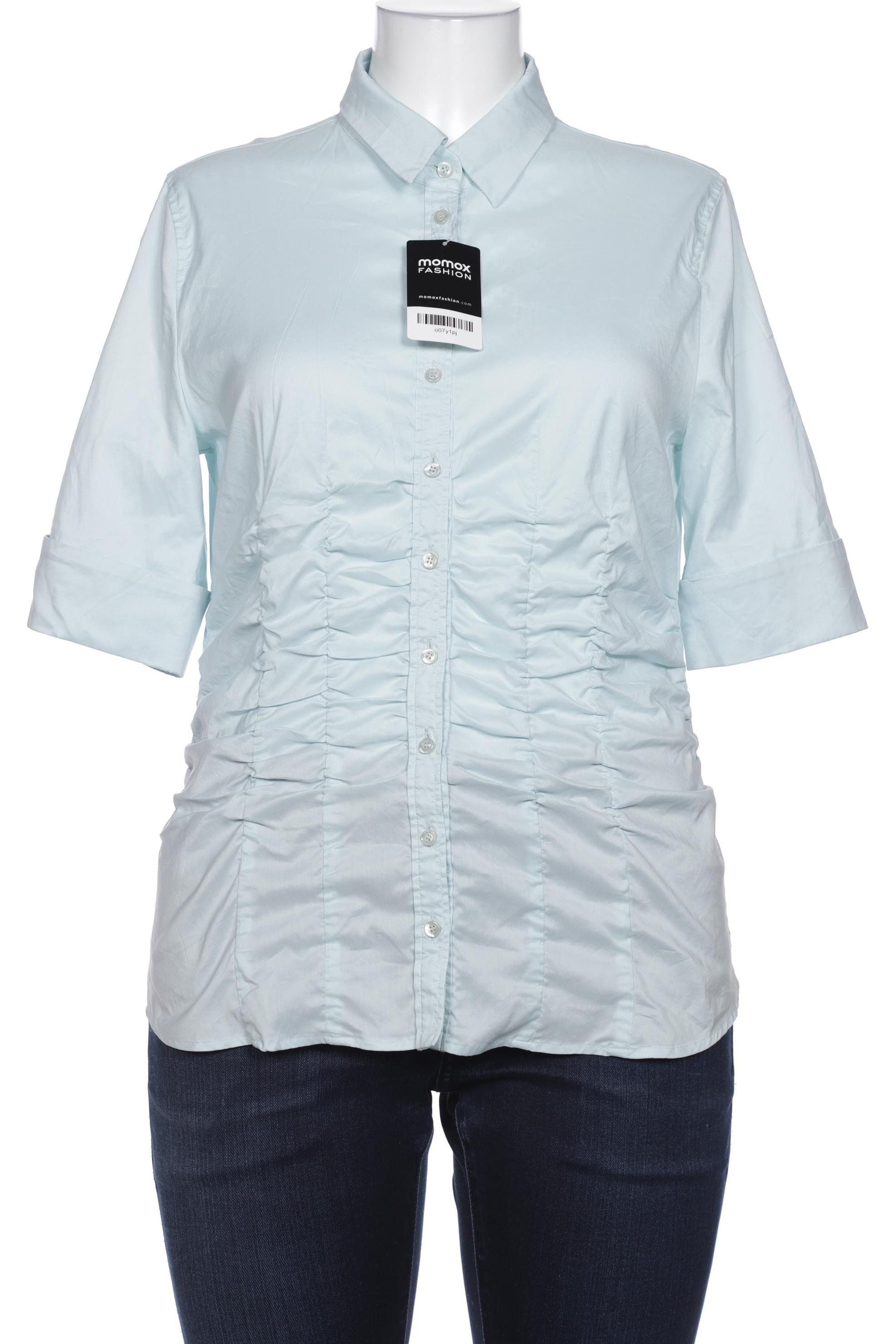 

Rene Lezard Damen Bluse, hellblau, Gr. 42