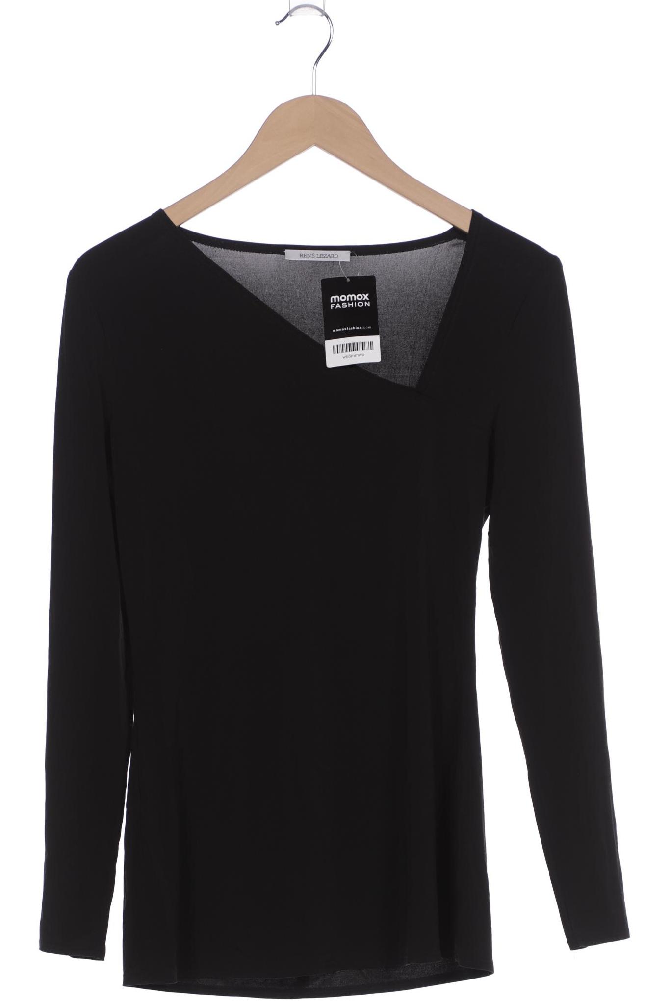 

Rene Lezard Damen Langarmshirt, schwarz, Gr. 36