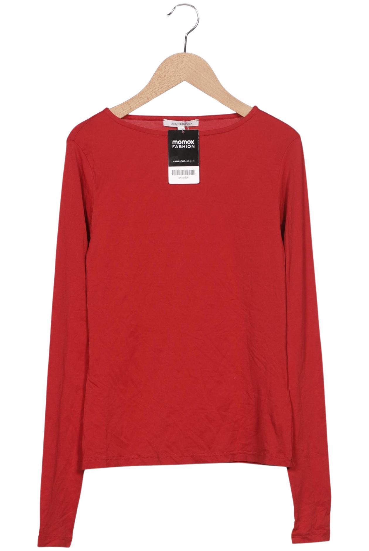 

Rene Lezard Damen Langarmshirt, rot, Gr. 34
