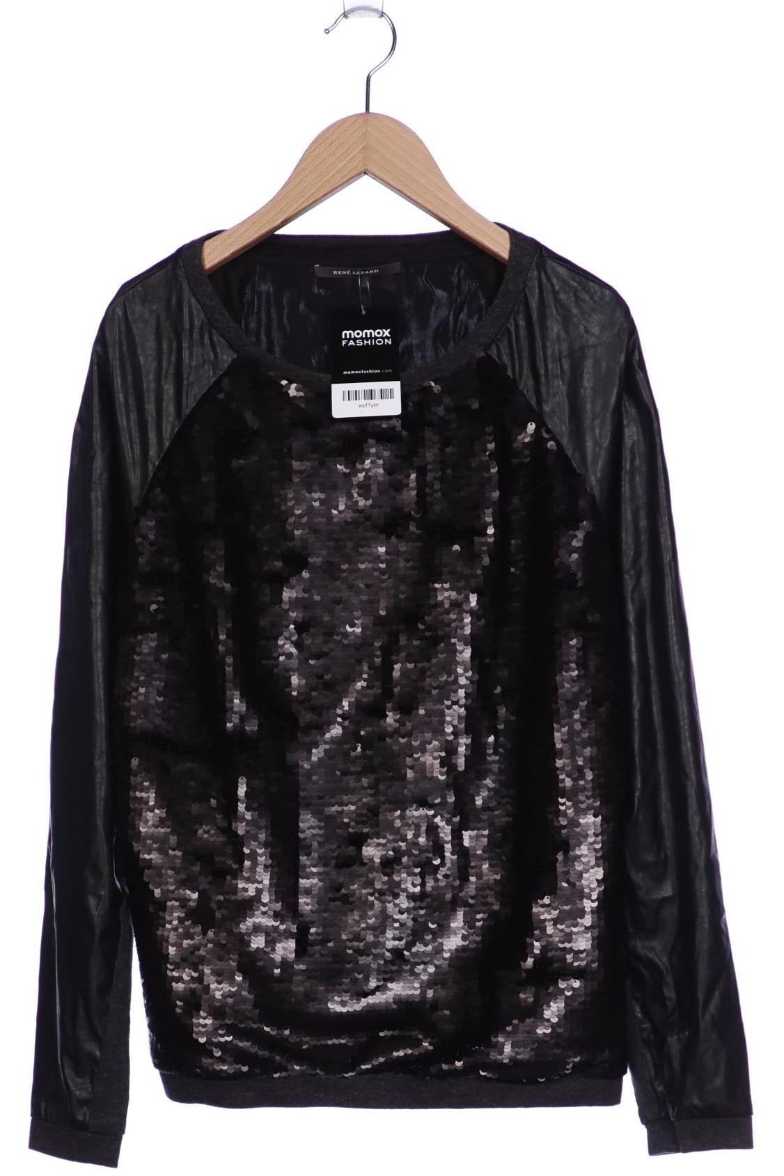 

Rene Lezard Damen Langarmshirt, schwarz, Gr. 38