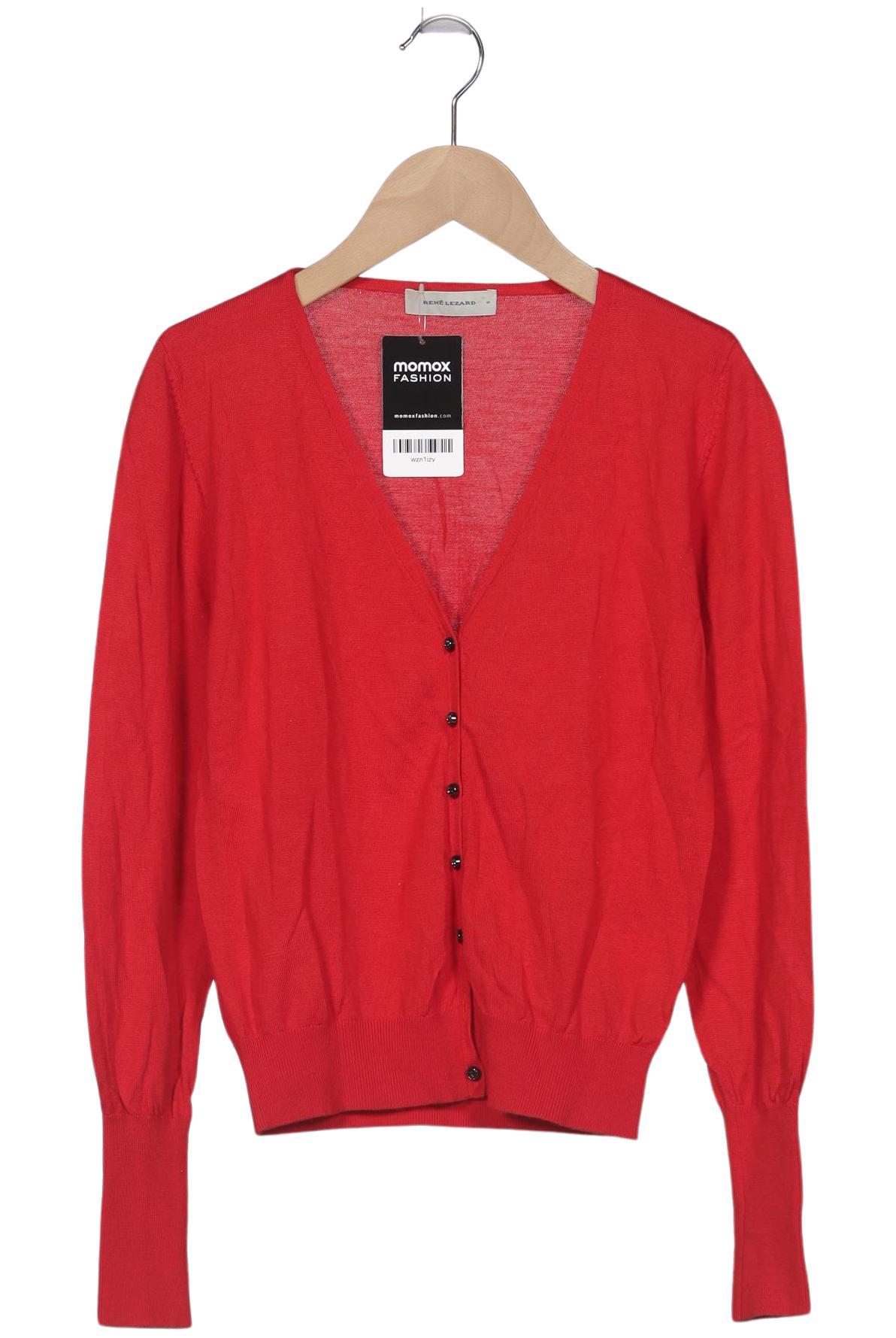 

Rene Lezard Damen Strickjacke, rot, Gr. 36
