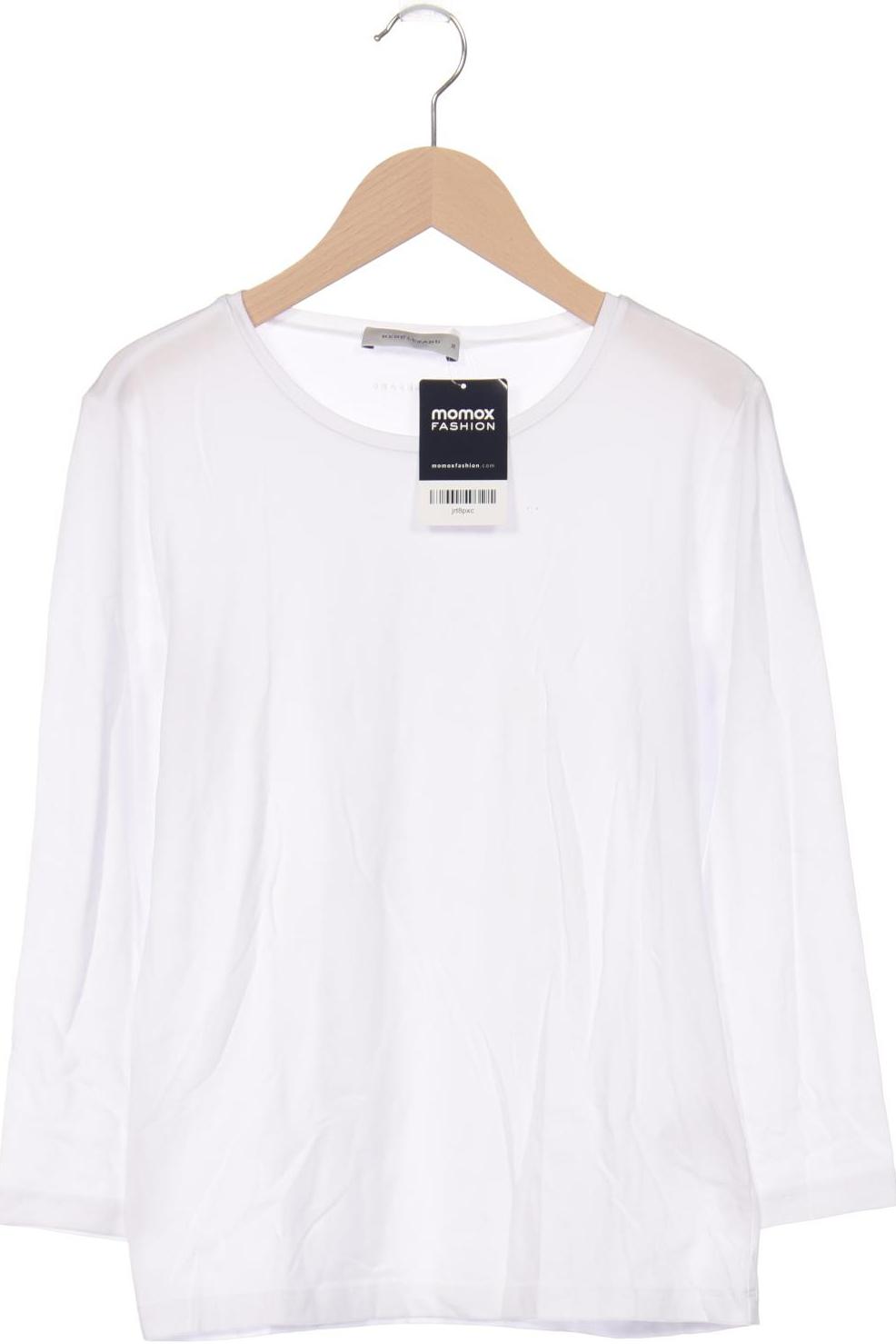 

Rene Lezard Damen Langarmshirt, weiß, Gr. 36