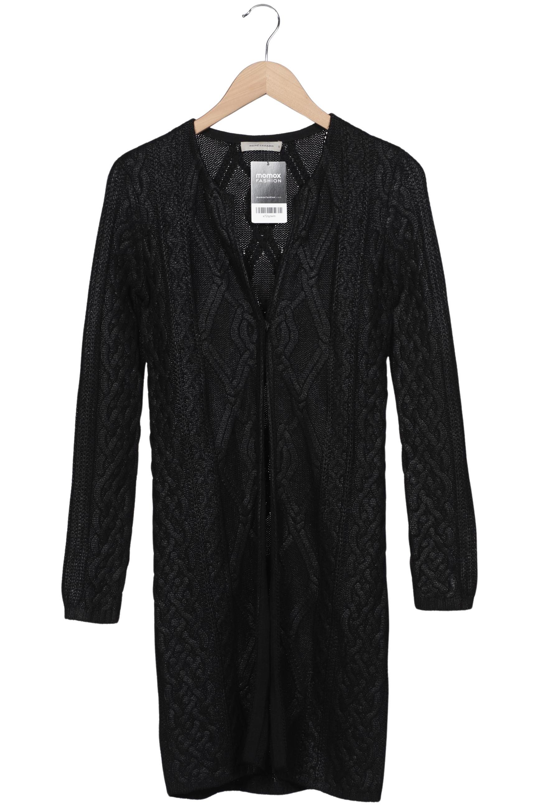 

Rene Lezard Damen Strickjacke, schwarz, Gr. 34
