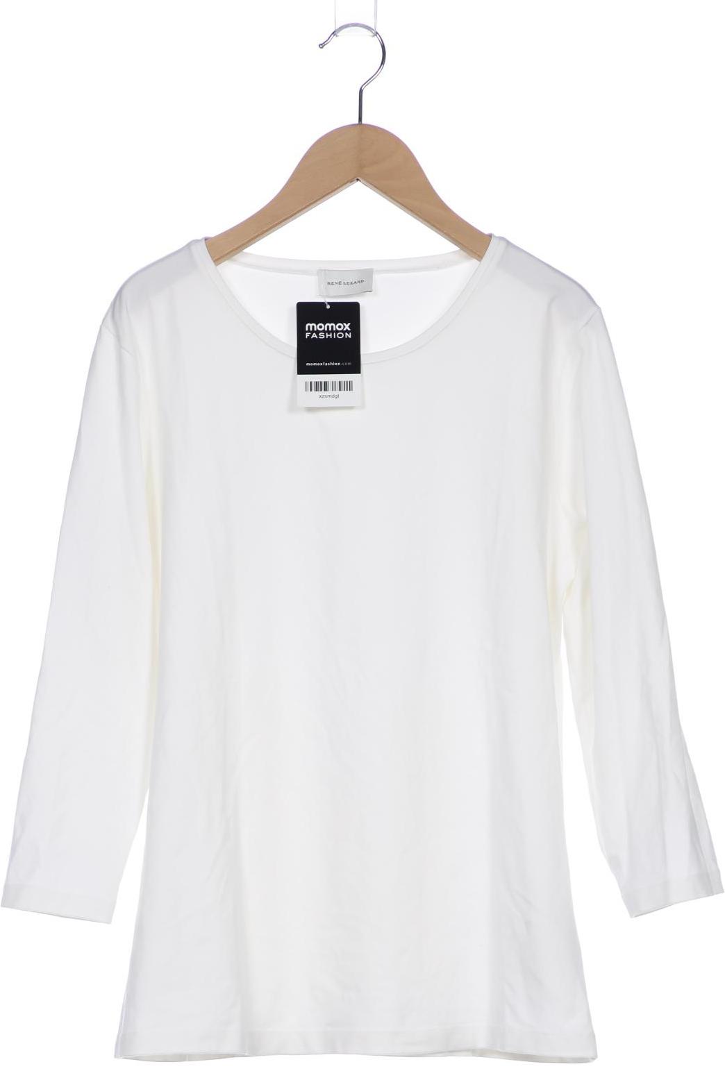 

Rene Lezard Damen Langarmshirt, weiß, Gr. 44