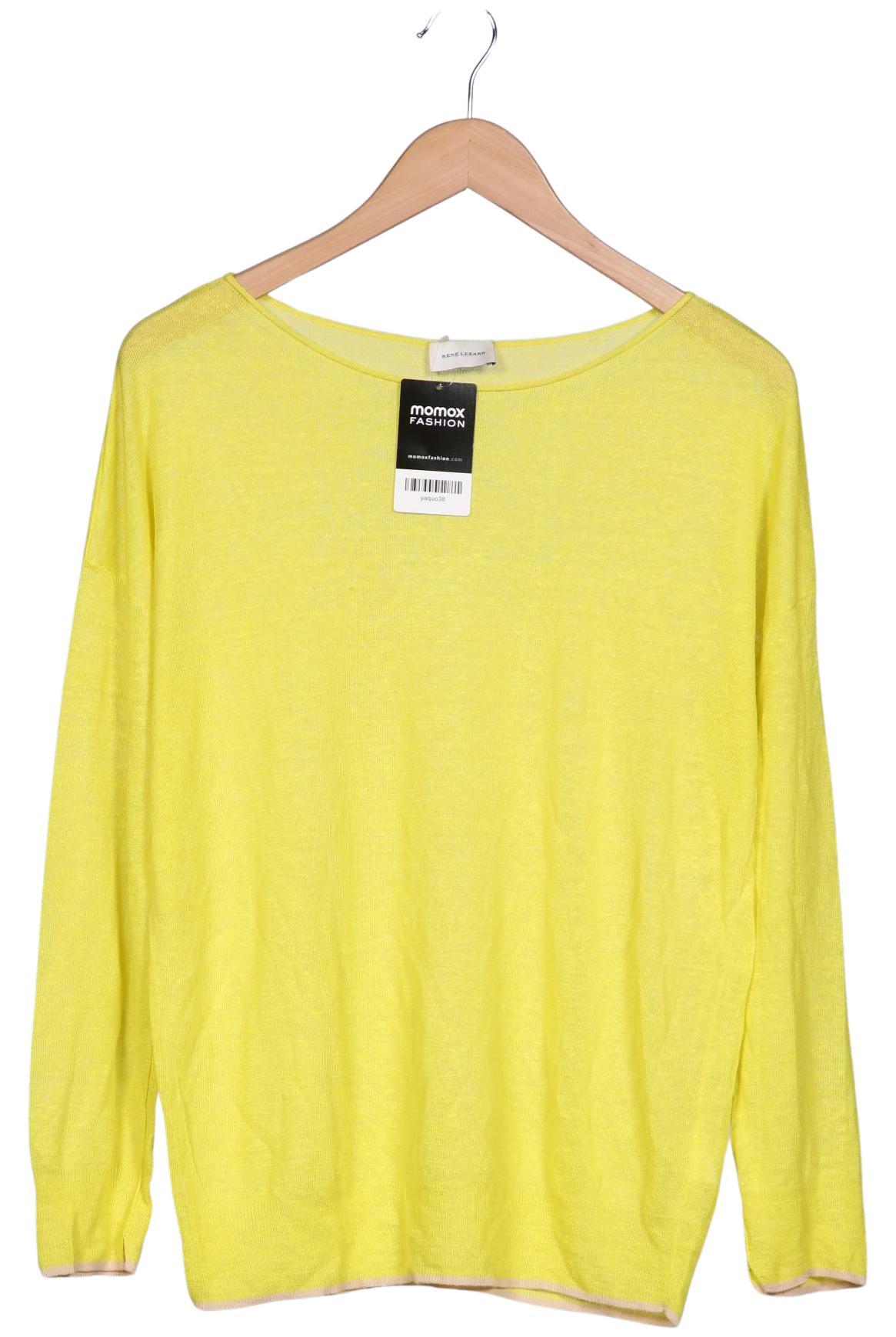 

Rene Lezard Damen Pullover, gelb, Gr. 36