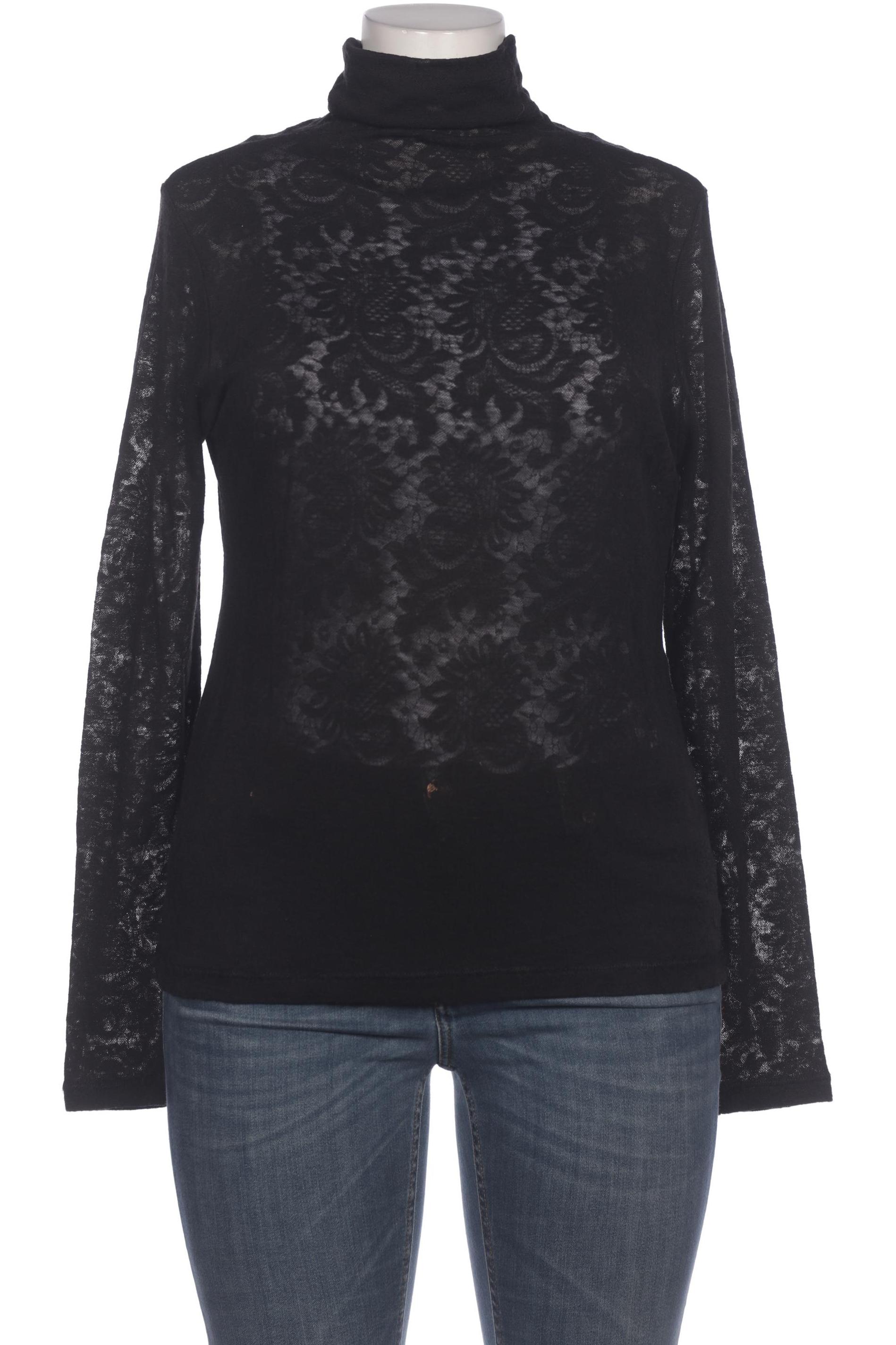 

Rene Lezard Damen Langarmshirt, schwarz, Gr. 44