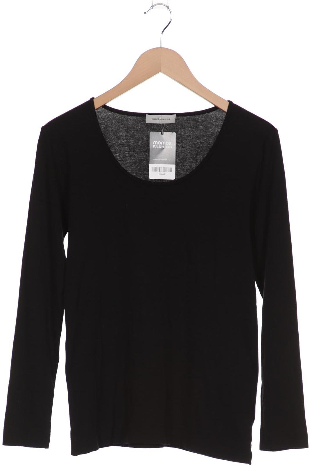 

Rene Lezard Damen Langarmshirt, schwarz, Gr. 42