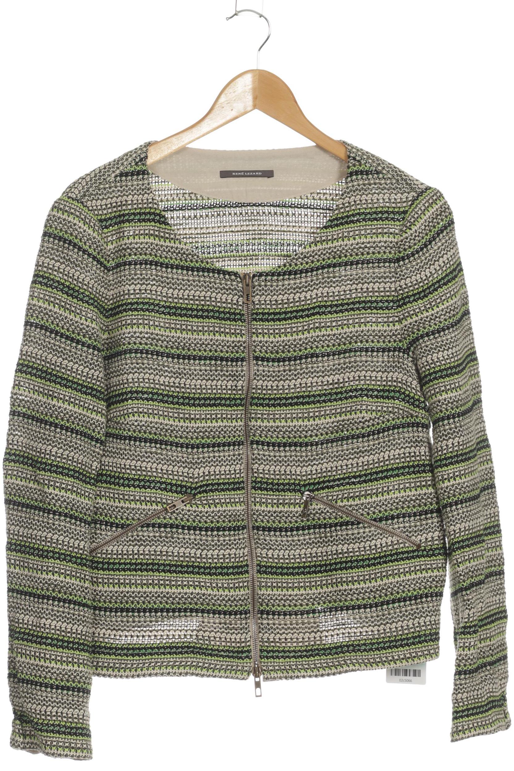 

Rene Lezard Damen Strickjacke, grün, Gr. 42