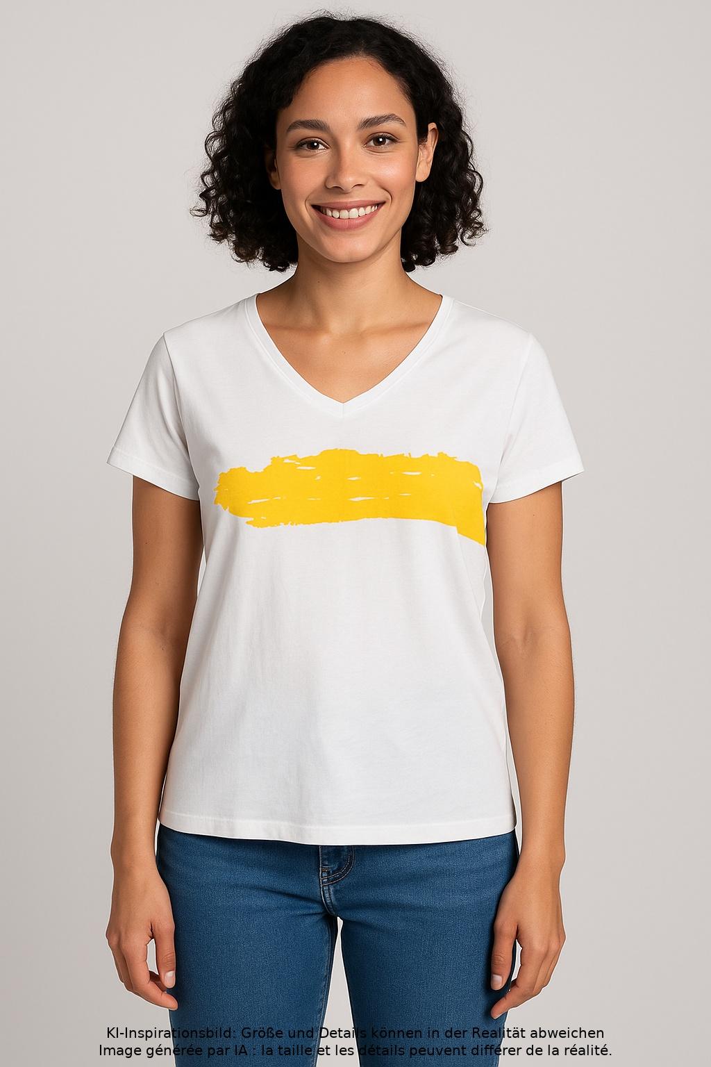 

Rene Lezard Damen T-Shirt, mehrfarbig, Gr. 38