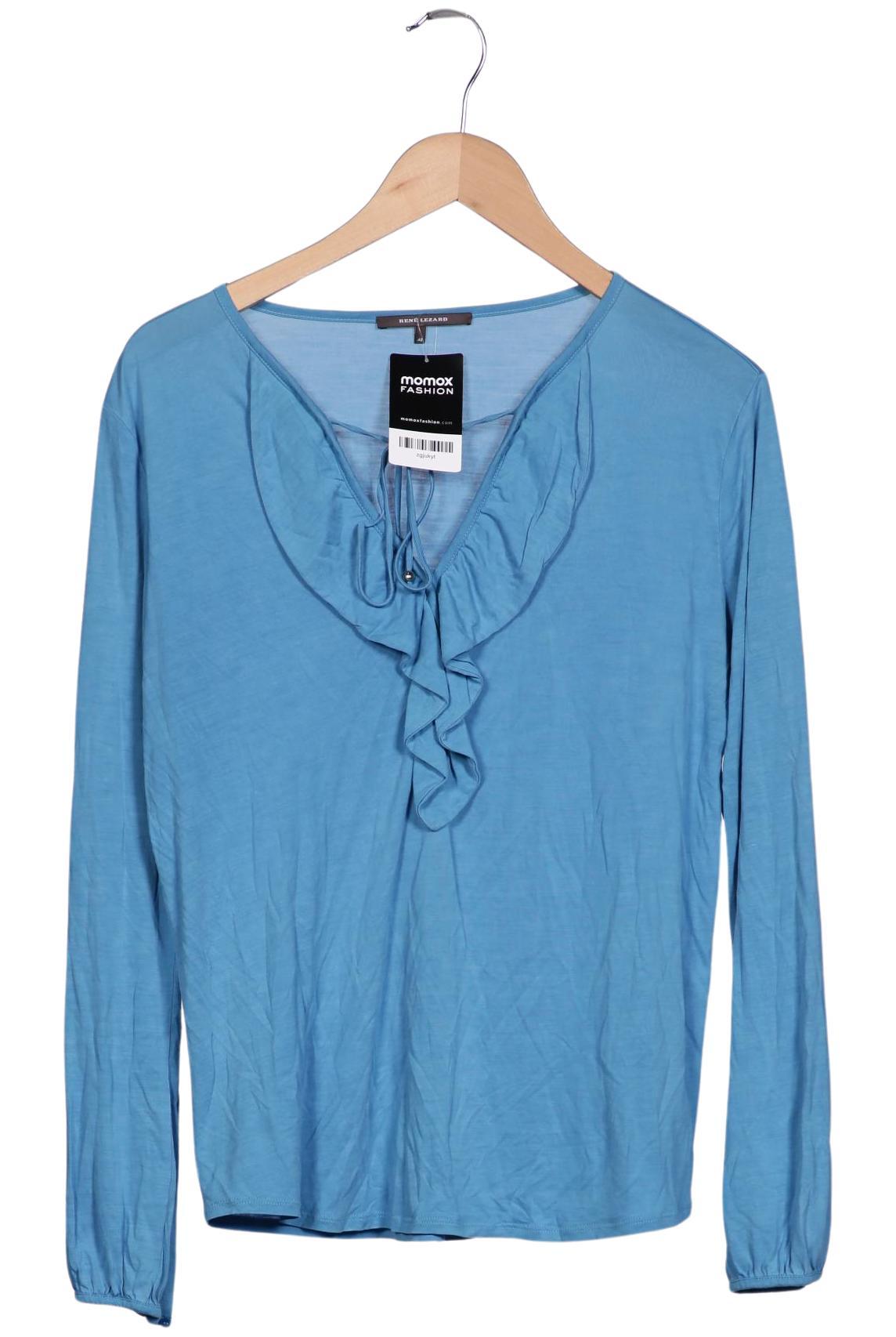 

Rene Lezard Damen Langarmshirt, blau, Gr. 42