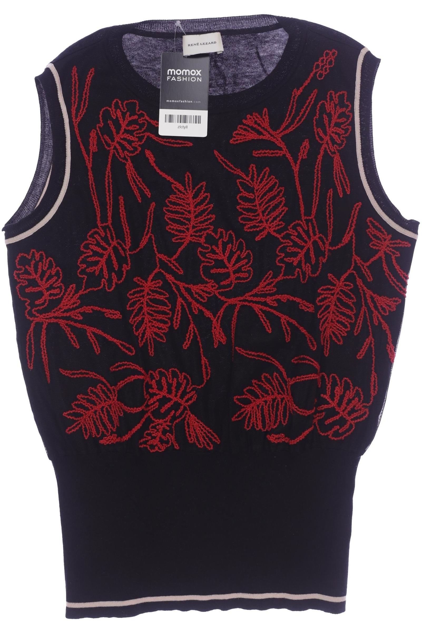 

Rene Lezard Damen Top, schwarz, Gr. 36