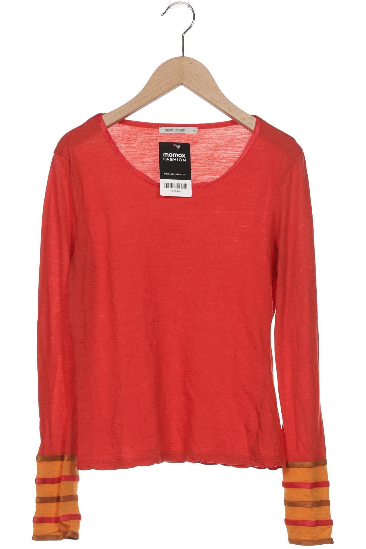 

Rene Lezard Damen Langarmshirt, rot, Gr. 36