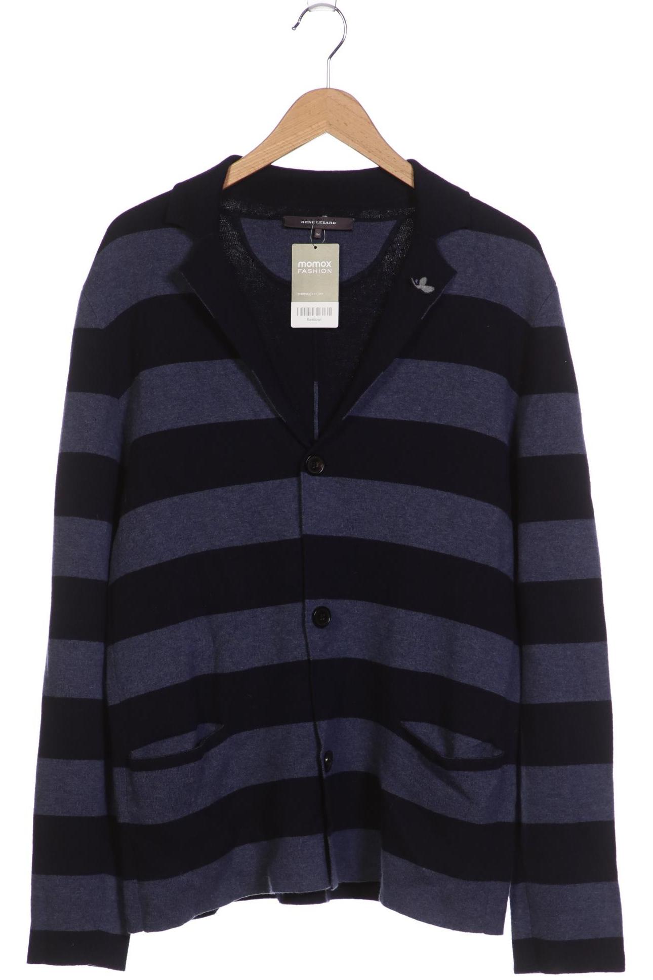 

Rene Lezard Herren Strickjacke, marineblau