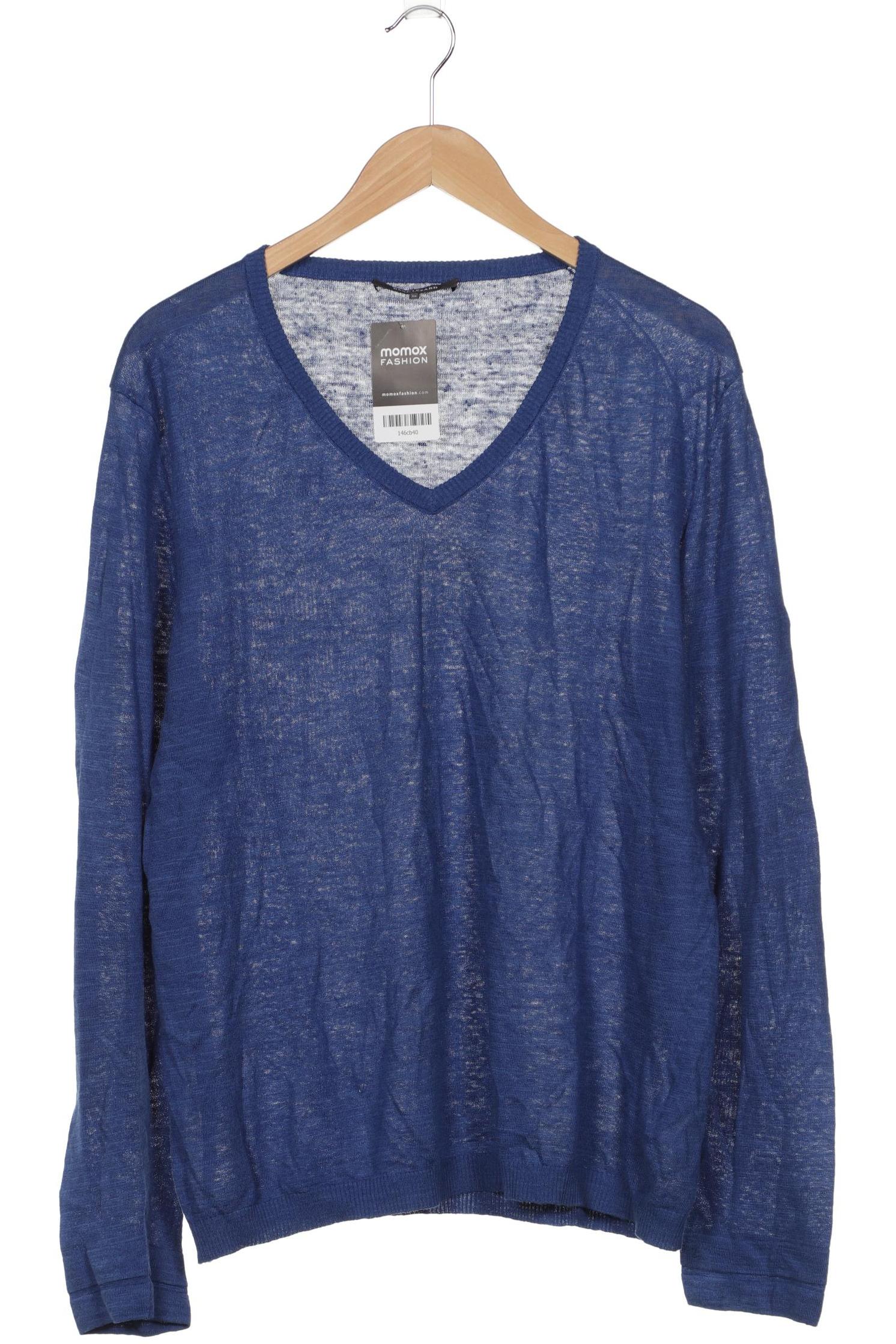

Rene Lezard Herren Pullover, blau, Gr. 56