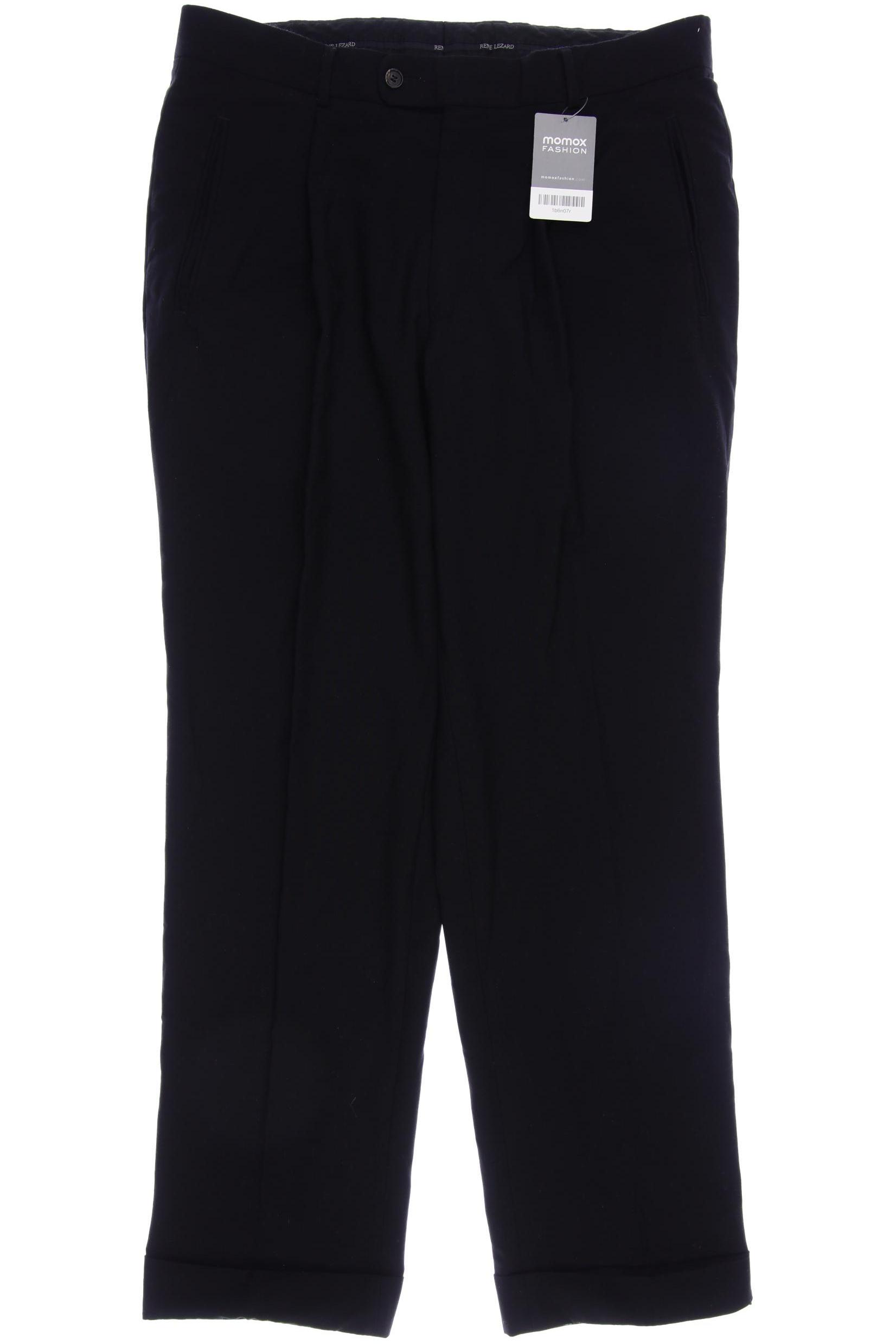 

Rene Lezard Herren Stoffhose, schwarz