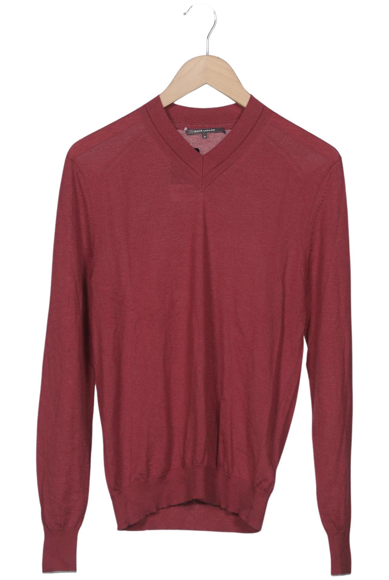 

Rene Lezard Herren Pullover, rot, Gr. 48