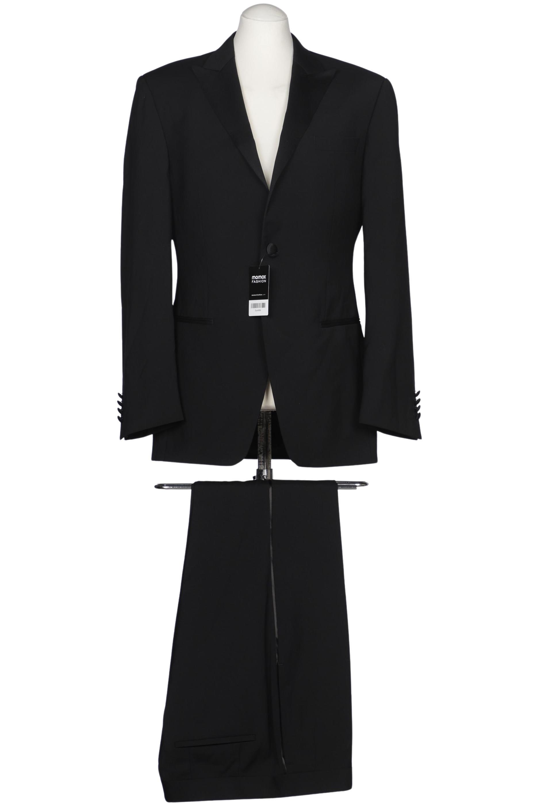 

Rene Lezard Herren Anzug, schwarz, Gr. 48