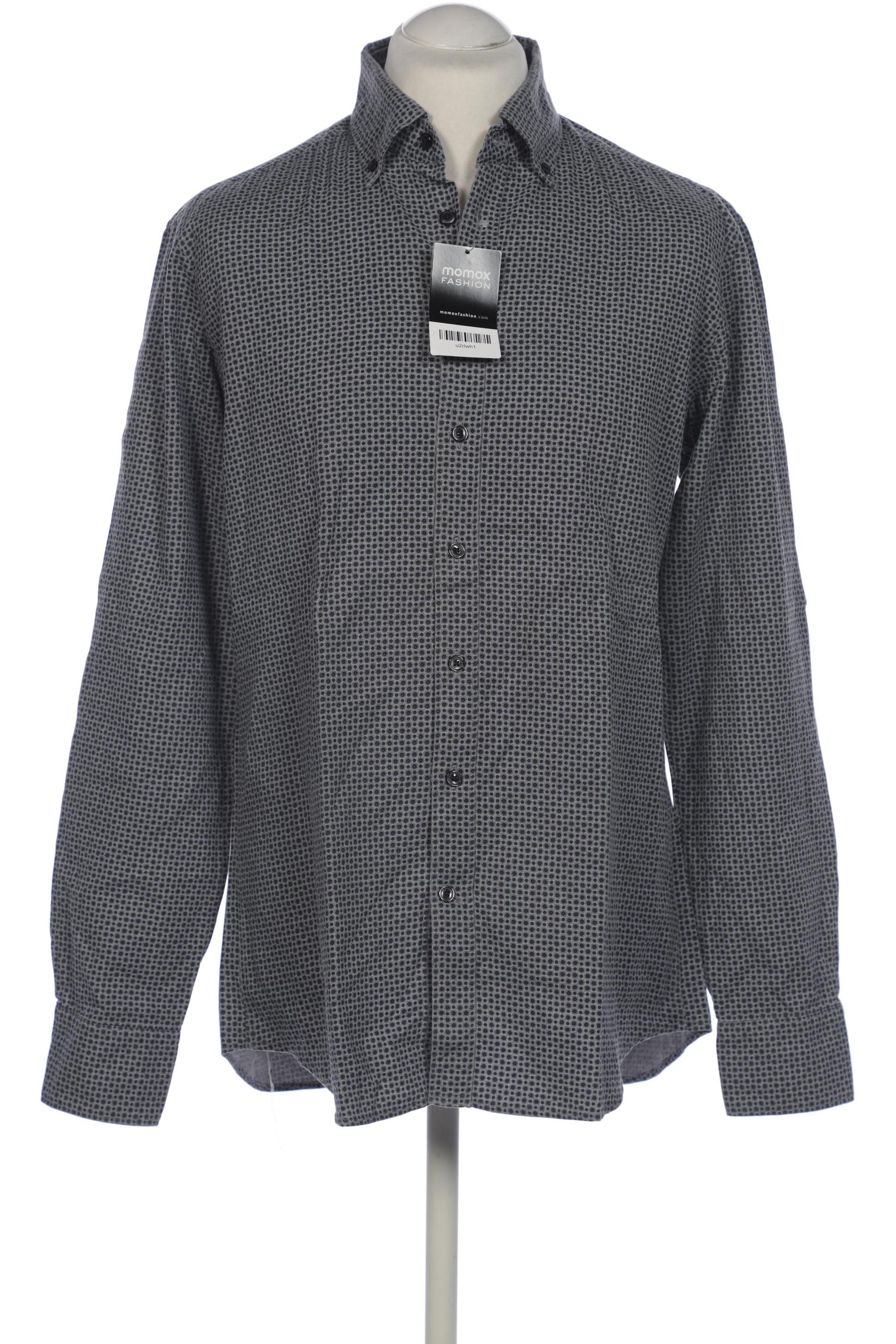 

Rene Lezard Herren Hemd, grau, Gr. 52