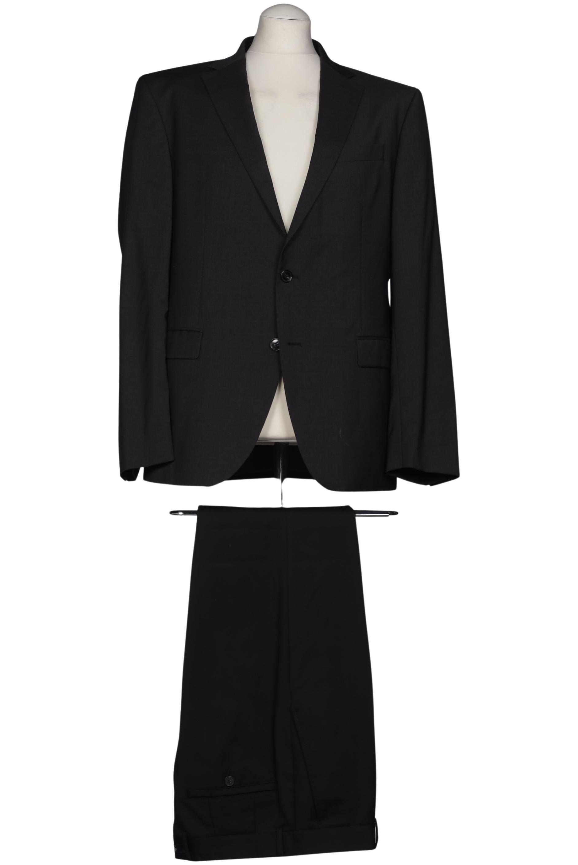 

Rene Lezard Herren Anzug, schwarz, Gr. 50