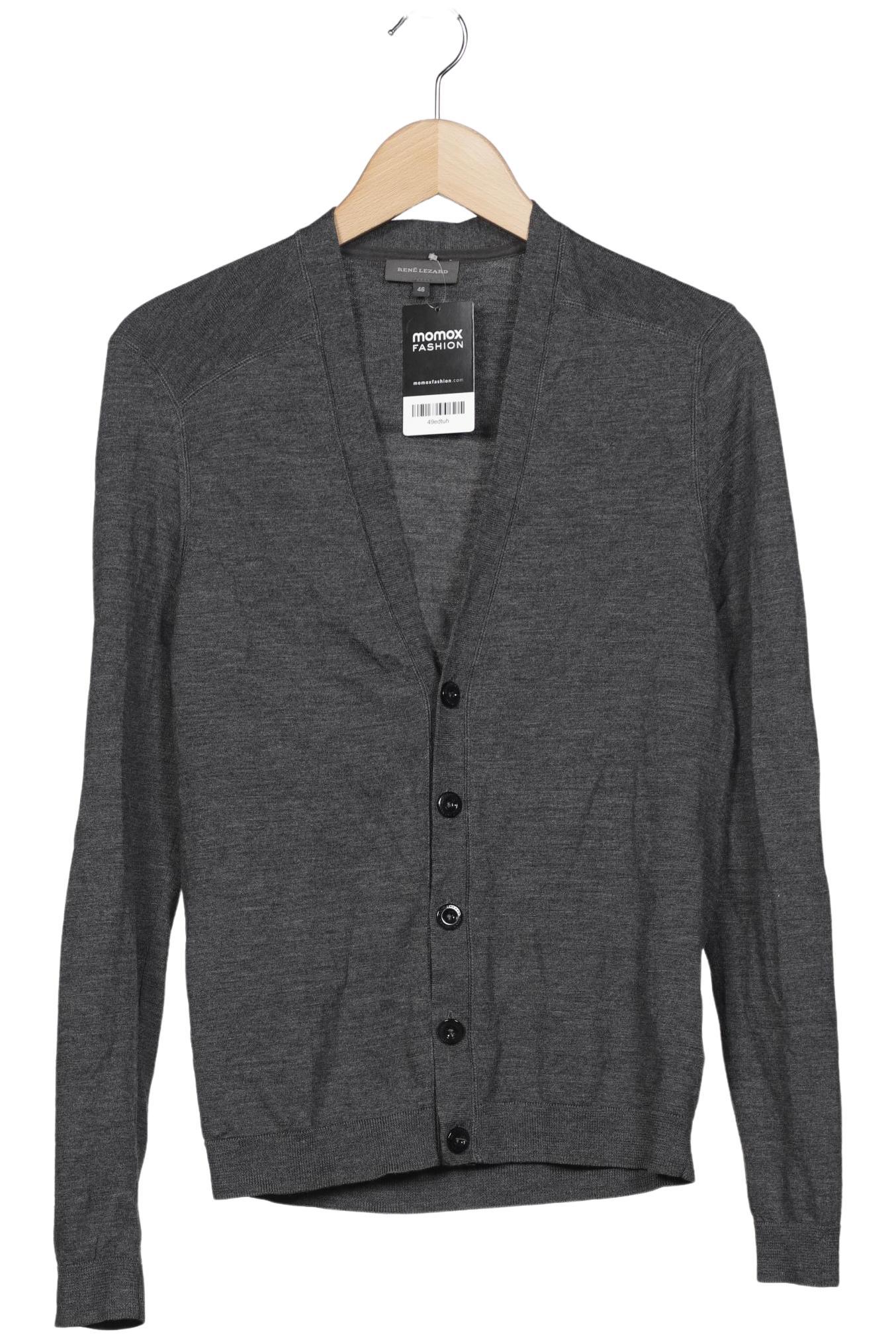 Thumbnail - Rene Lezard Herren Strickjacke, grau, Gr. 46