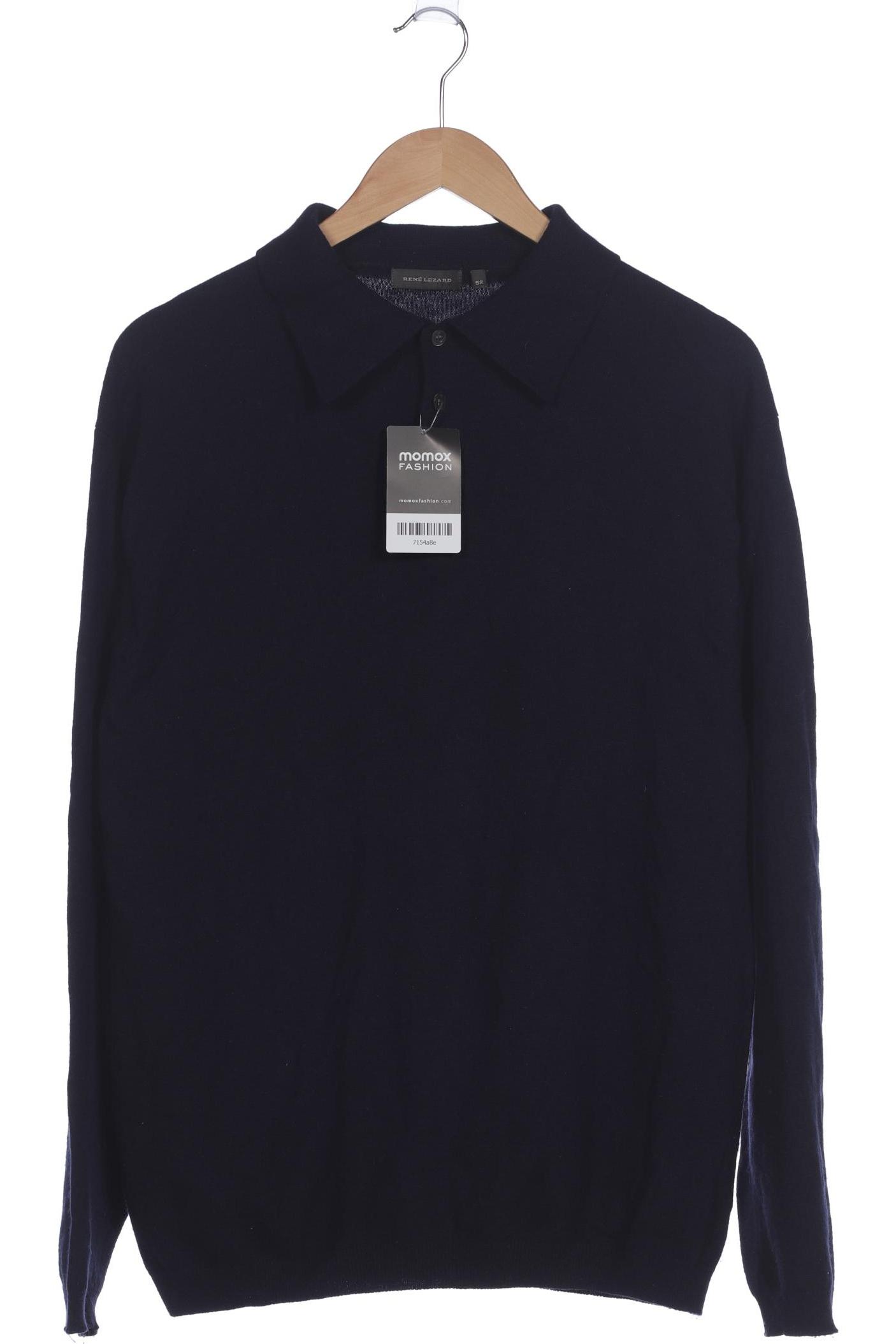 

Rene Lezard Herren Pullover, blau, Gr. 52