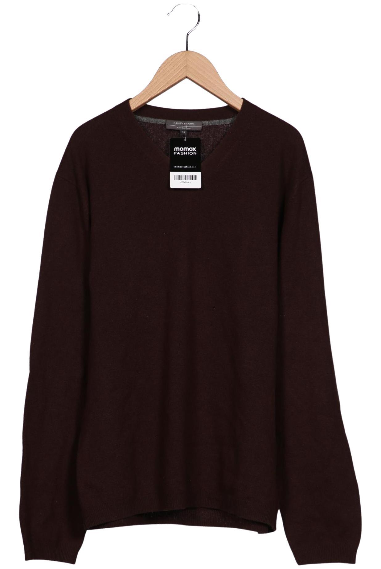 

Rene Lezard Herren Pullover, braun, Gr. 52