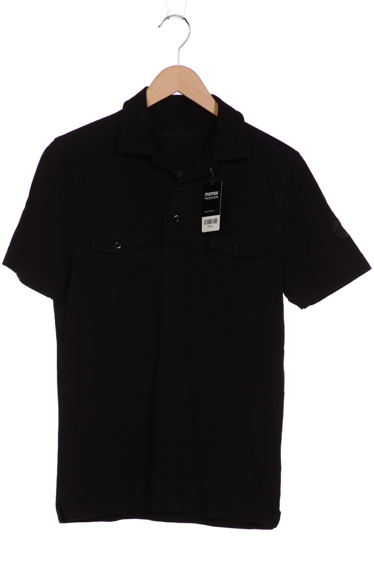 

Rene Lezard Herren Poloshirt, schwarz, Gr. 48