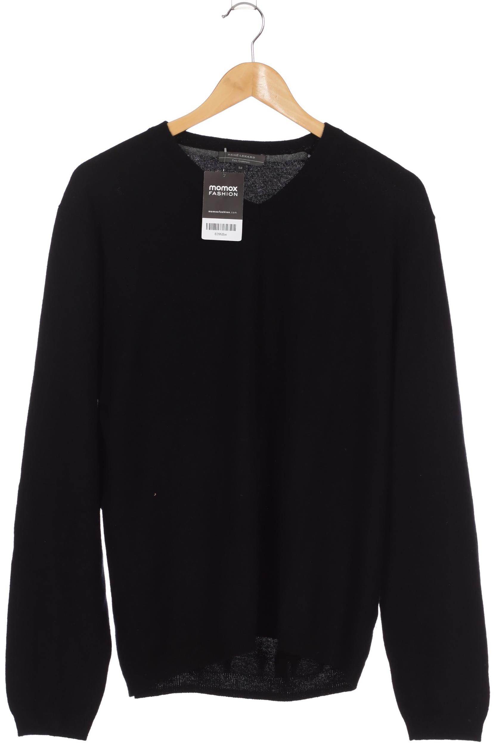 

Rene Lezard Herren Pullover, schwarz, Gr. 56