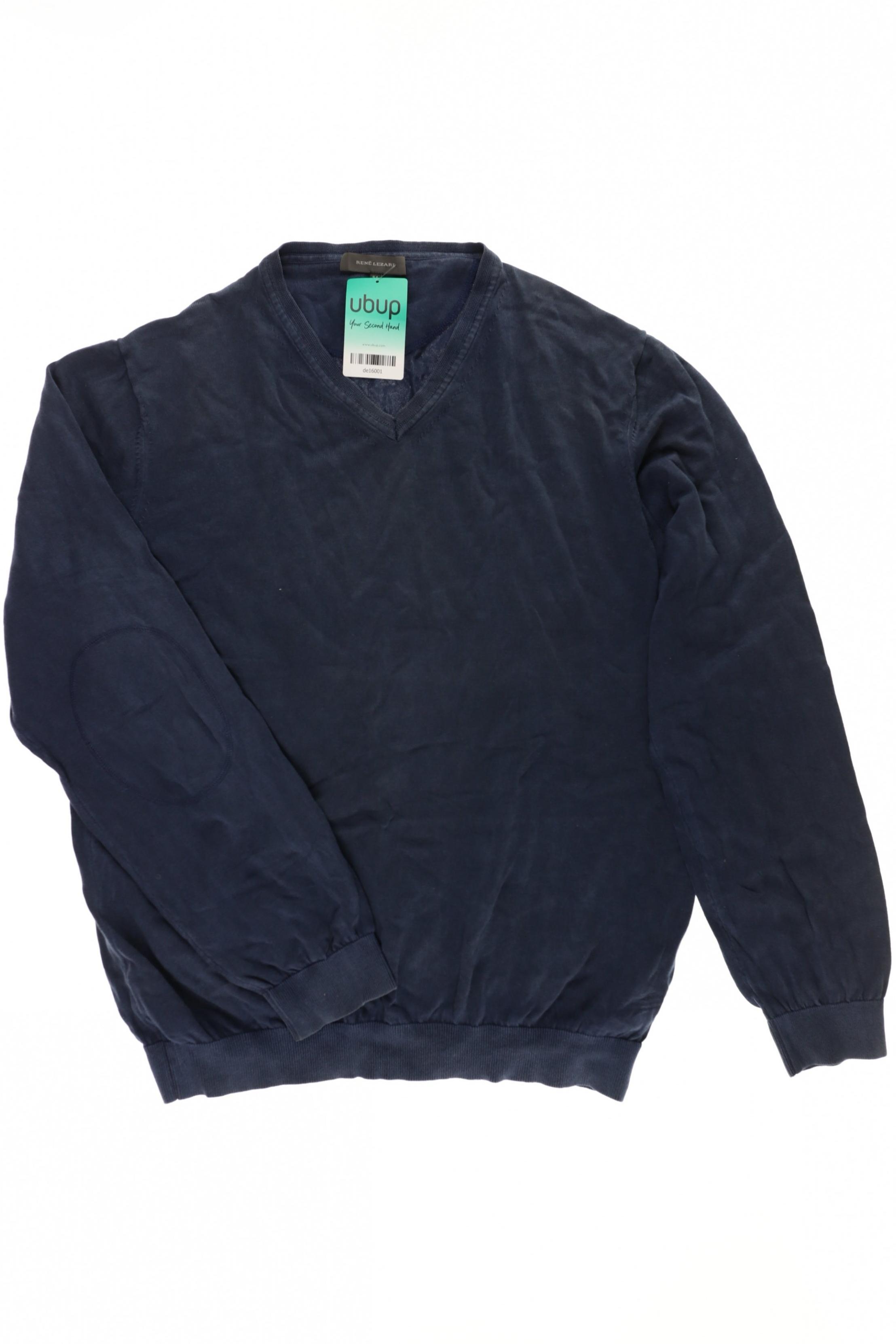 Thumbnail - Rene Lezard Herren Pullover, blau, Gr. 54