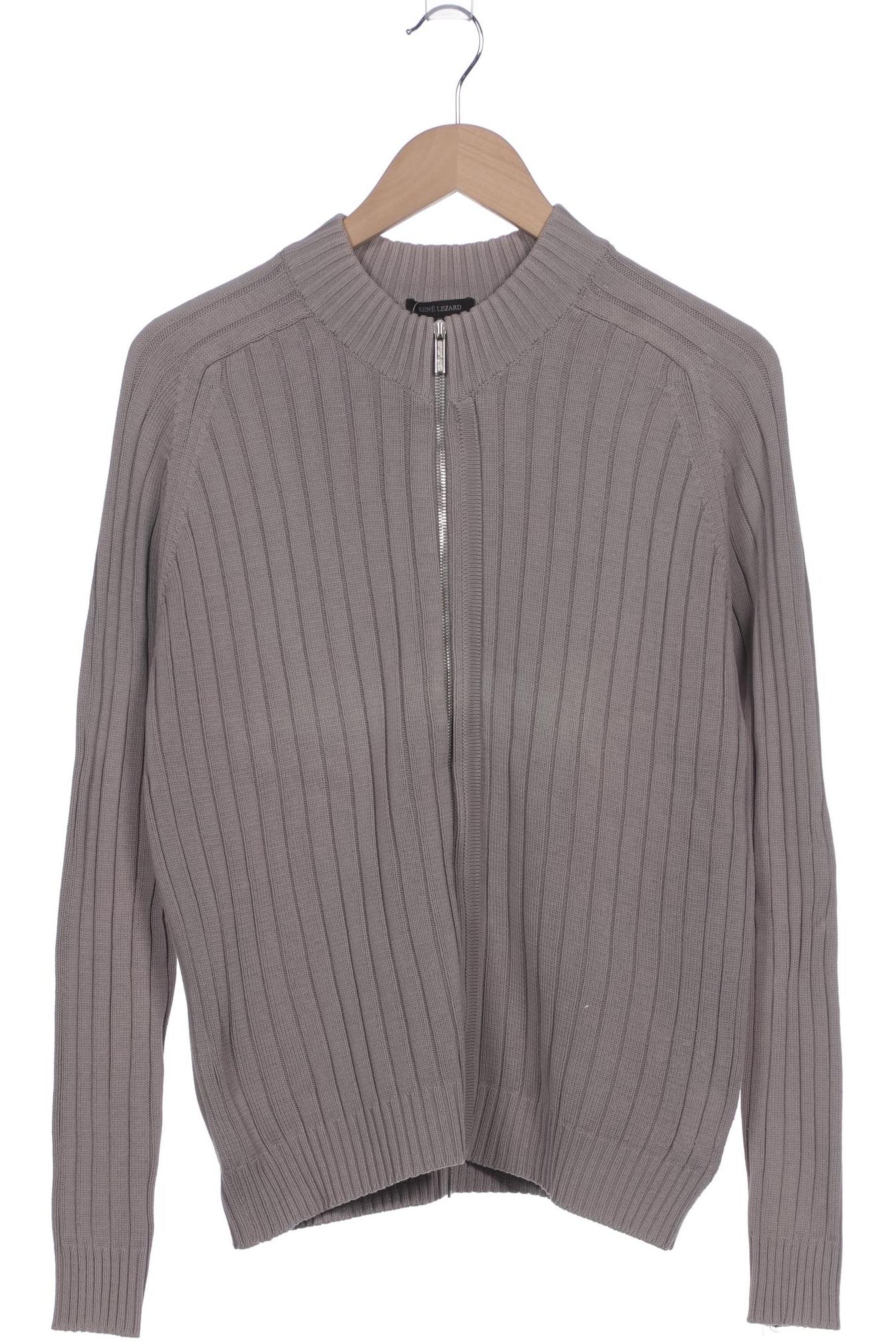 Thumbnail - Rene Lezard Herren Strickjacke, grau, Gr. 50
