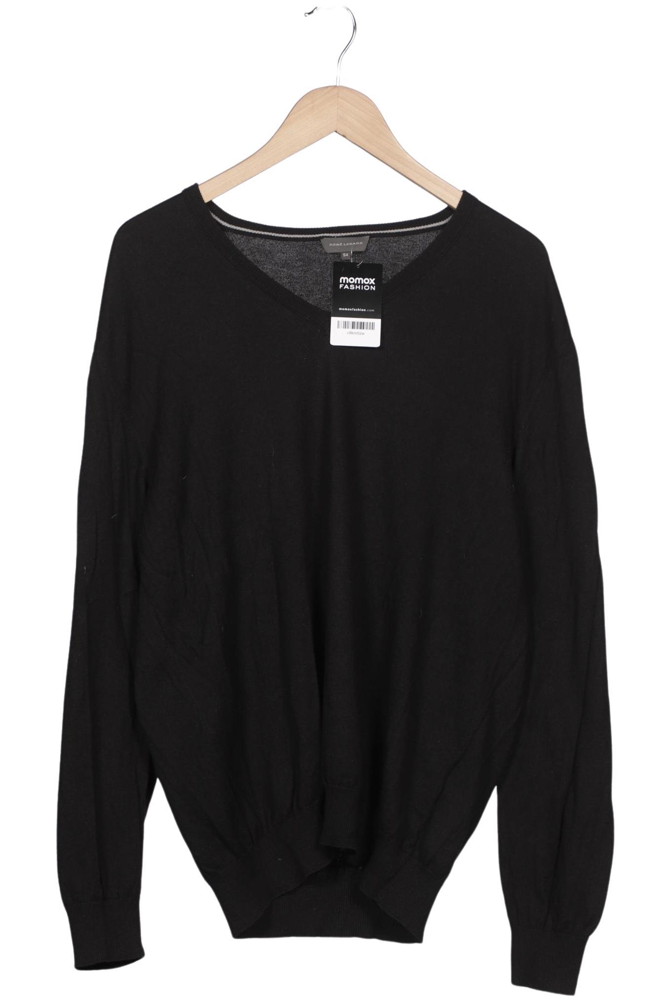 

Rene Lezard Herren Pullover, schwarz, Gr. 54