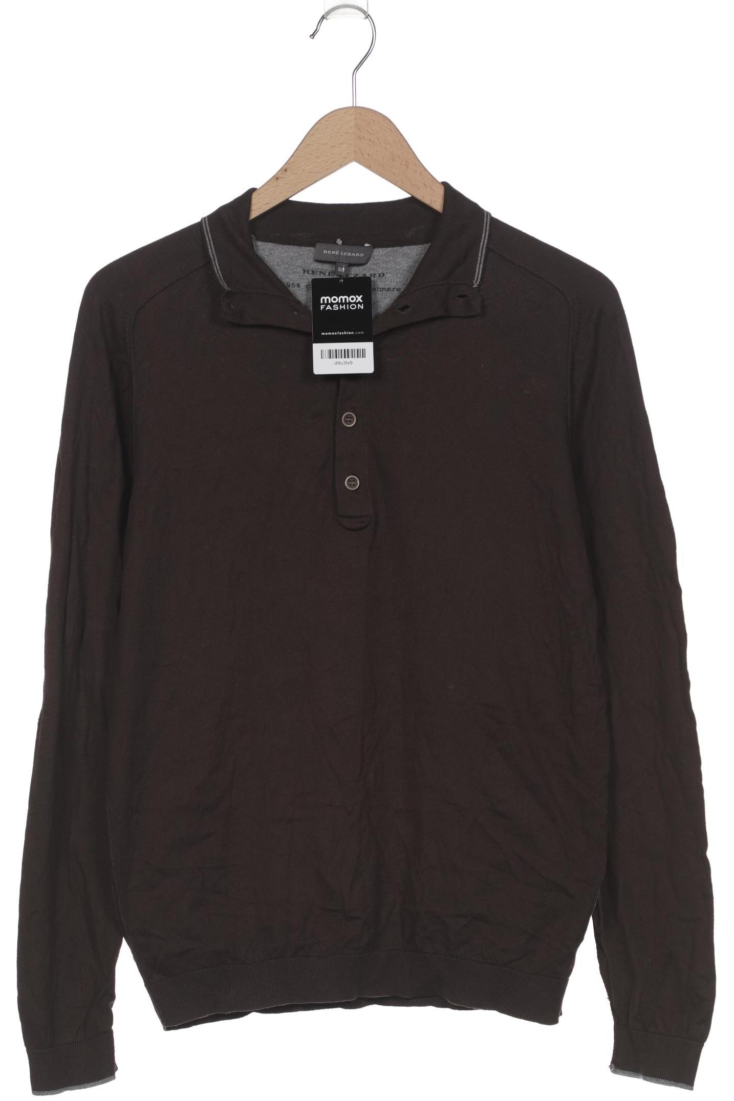 

Rene Lezard Herren Pullover, braun, Gr. 50
