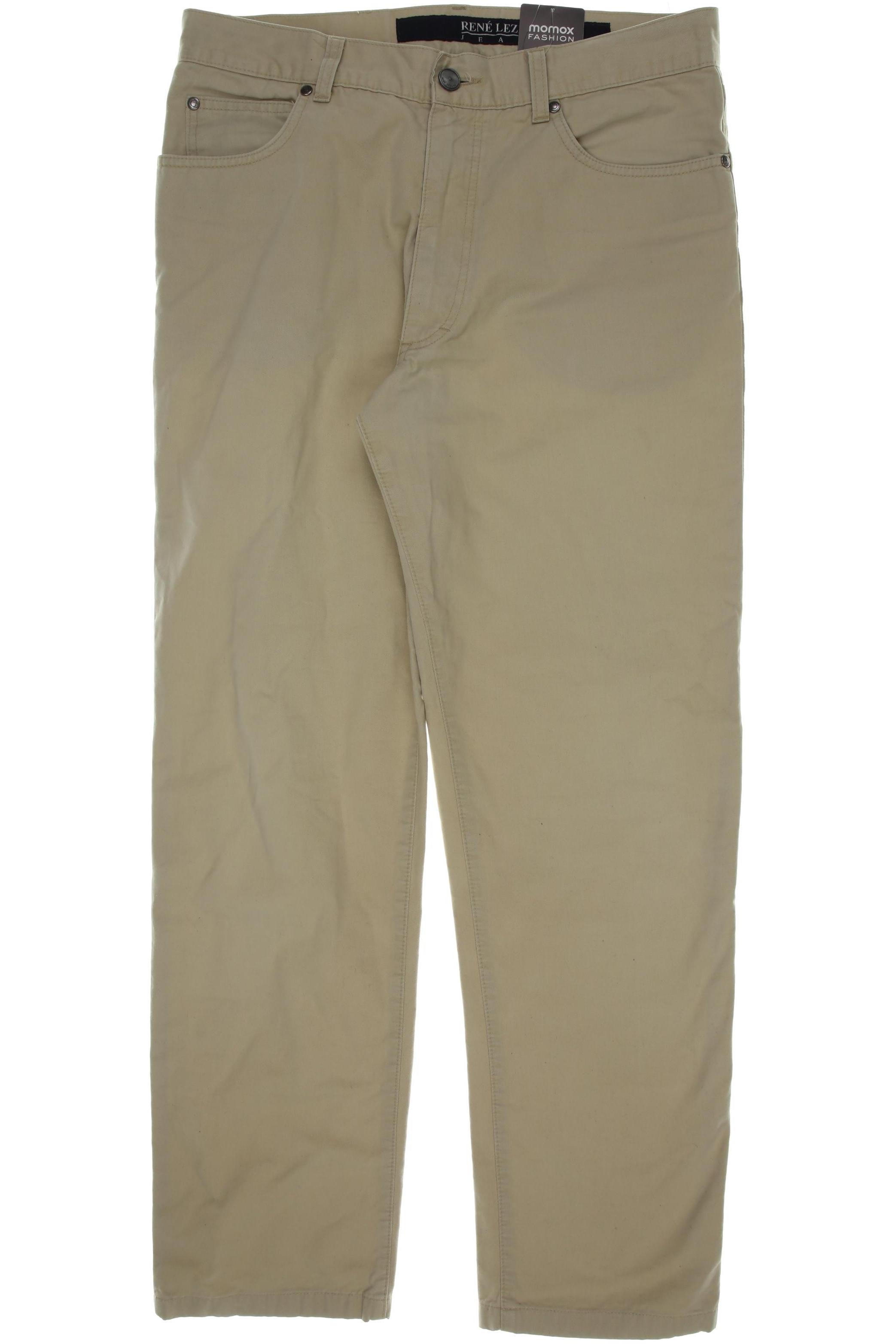 

Rene Lezard Herren Jeans, beige, Gr. 34